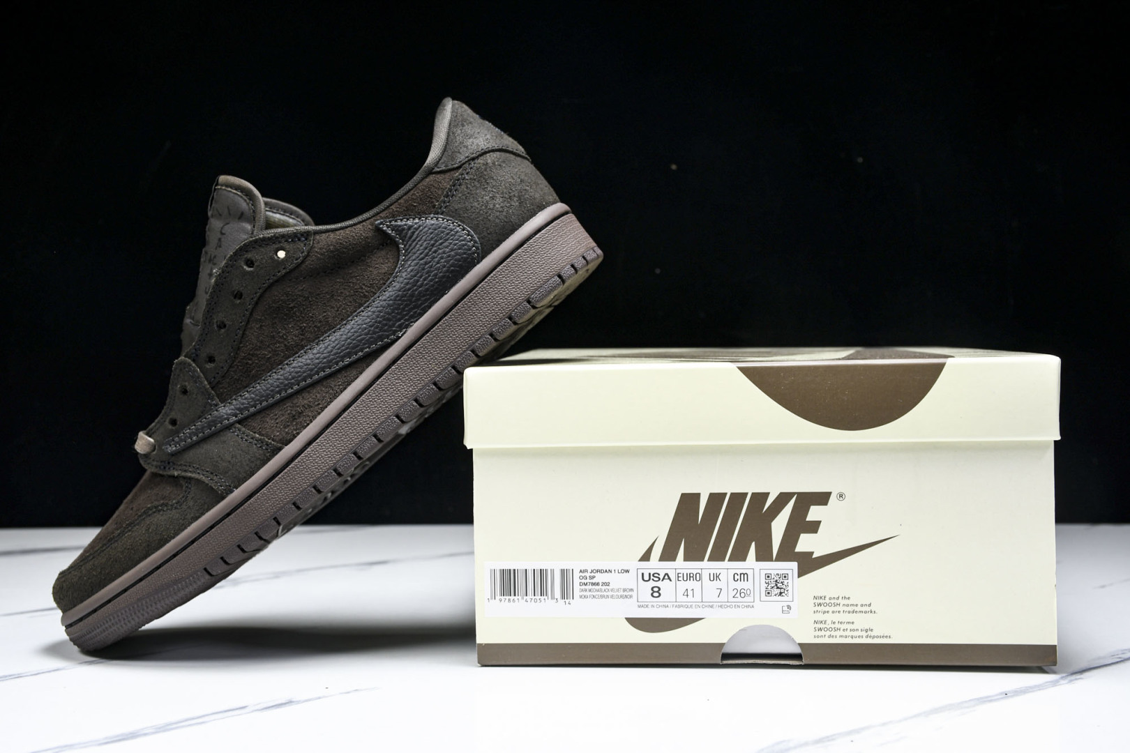 AJ Low黑棕 尺码40-48.5

纯原版出品-Air Jordan 1 Retro Low OG 