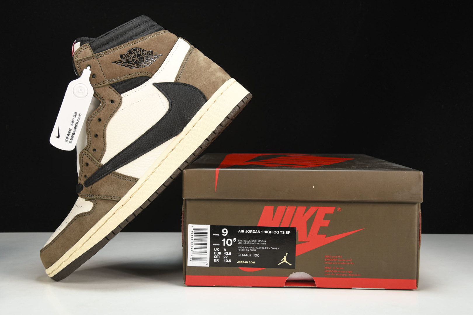 AJ1高帮倒钩 鬼脸 尺码36-48.5

纯原版出品-Air Jordan 1 Travis Scot