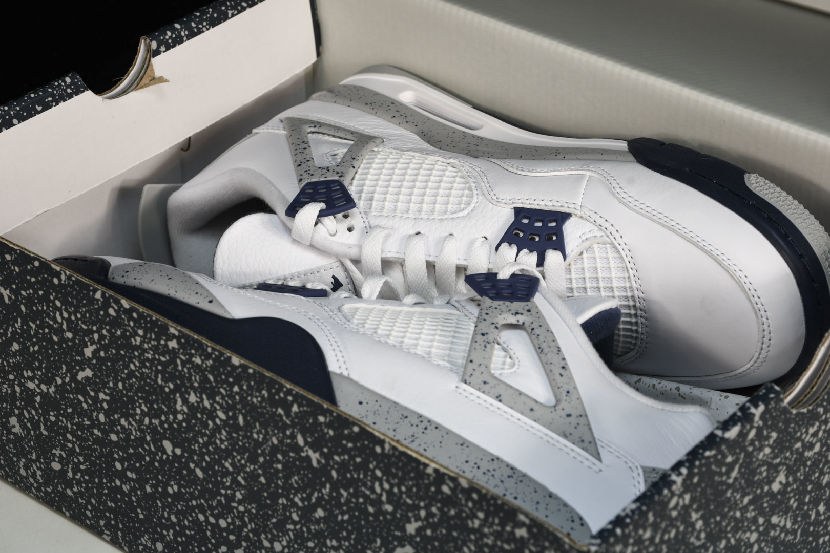  Air Jordan 4 Retro Midnight Navy AJ4 乔4 午夜蓝 男子文化篮球鞋