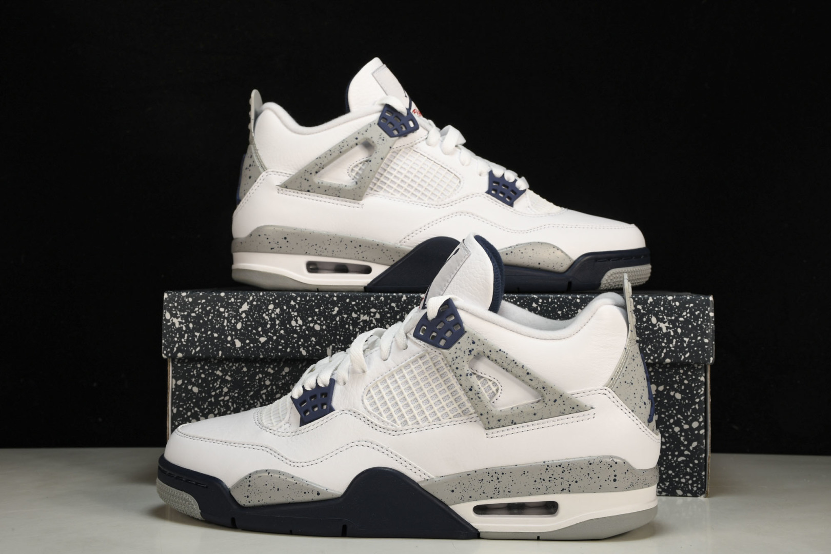  Air Jordan 4 Retro Midnight Navy AJ4 乔4 午夜蓝 男子文化篮球鞋