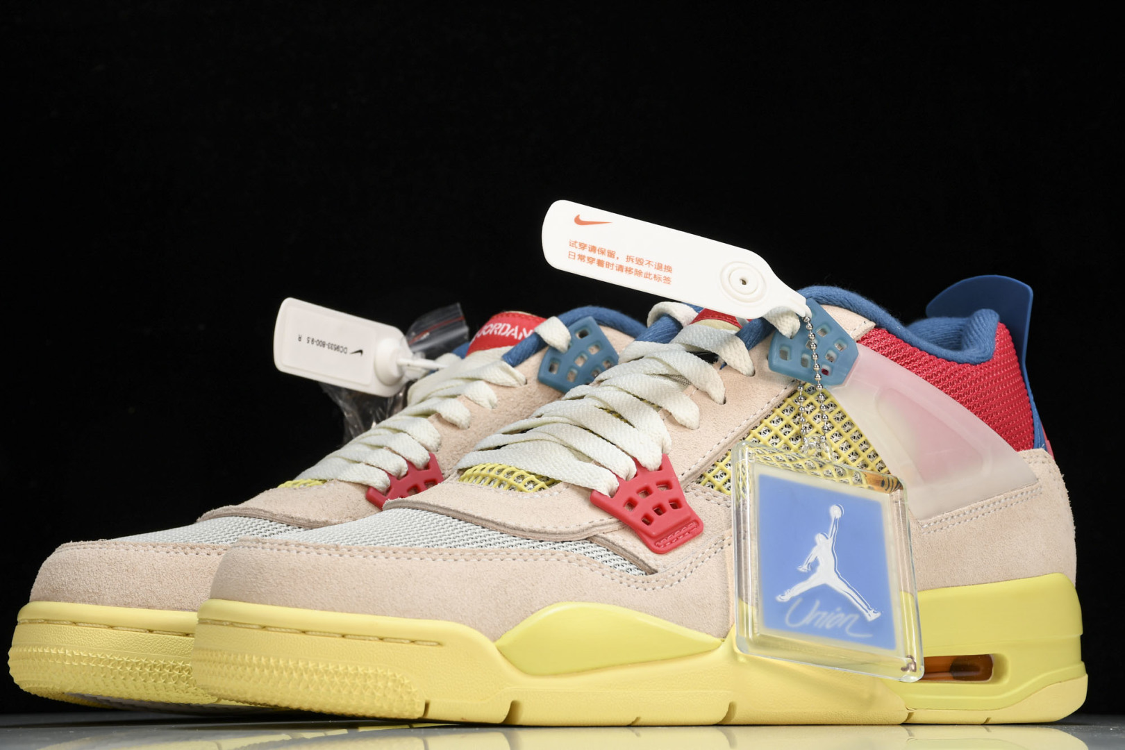AJ4UN 粉红蓝 尺码40-48.5

纯原版出品-Union LA x Air Jordan 4 R