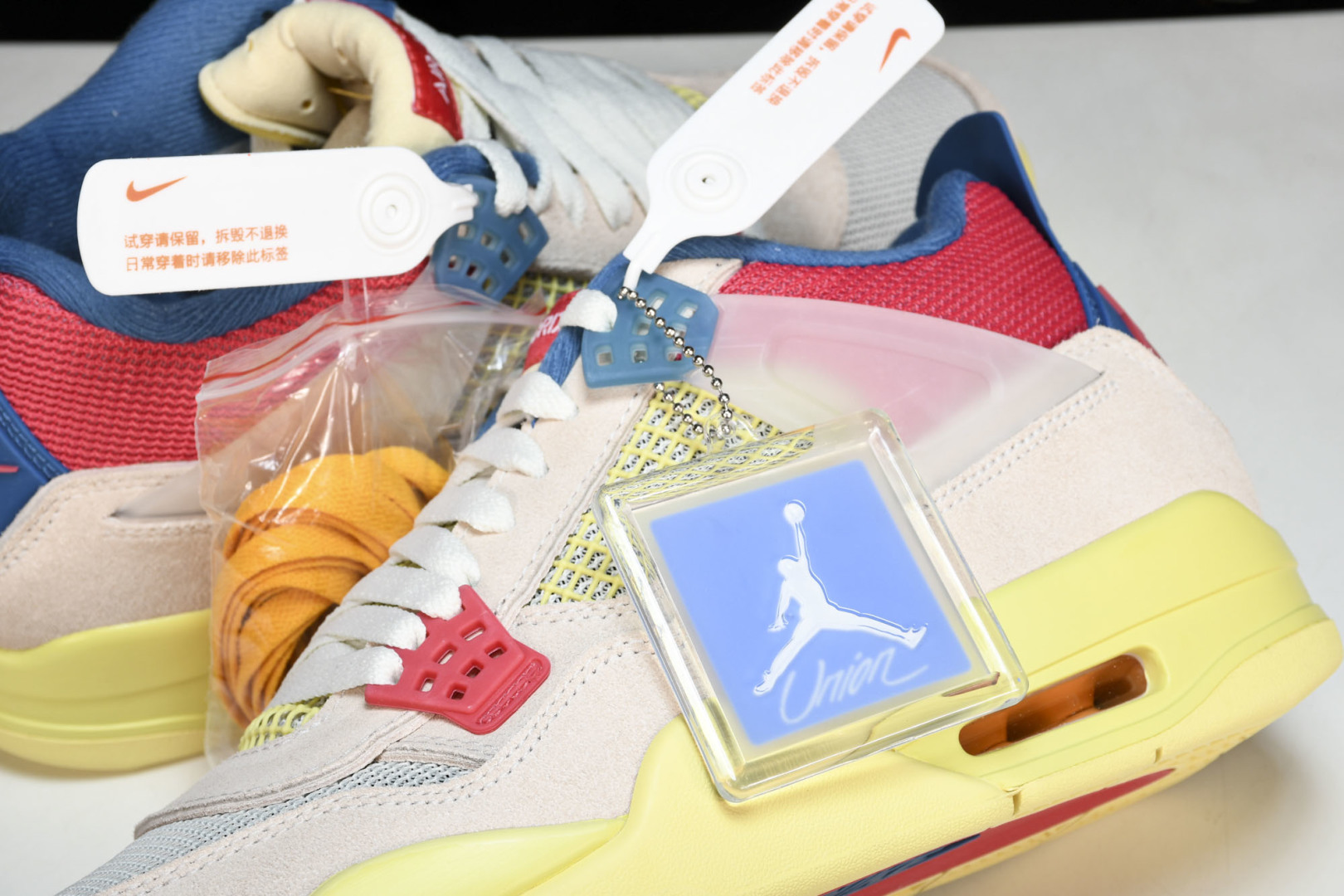 AJ4UN 粉红蓝 尺码40-48.5

纯原版出品-Union LA x Air Jordan 4 R