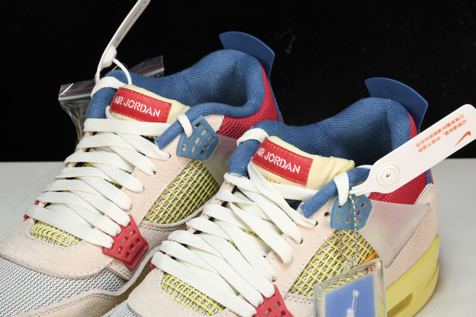 AJ4UN 粉红蓝 尺码40-48.5

纯原版出品-Union LA x Air Jordan 4 R