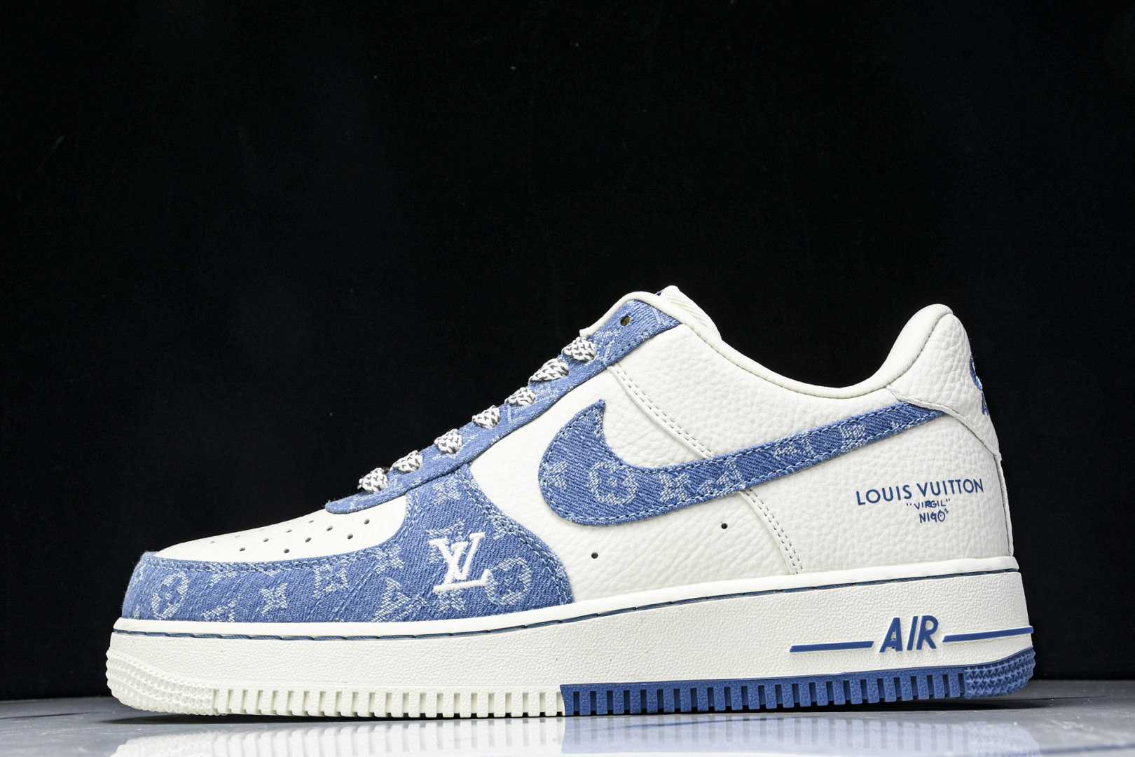  NK Air Force 1'07 Low LV联名 淡蓝牛仔 空军一号低帮休闲板鞋 SC0601-5