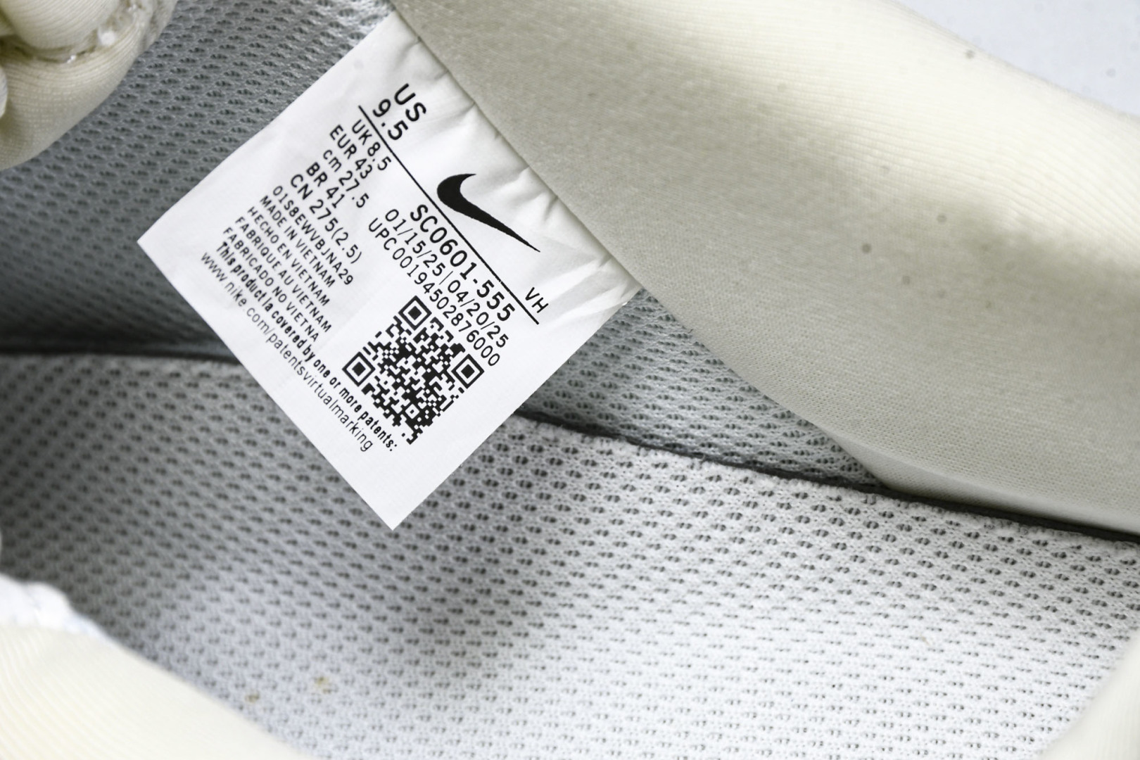  NK Air Force 1'07 Low LV联名 淡蓝牛仔 空军一号低帮休闲板鞋 SC0601-5