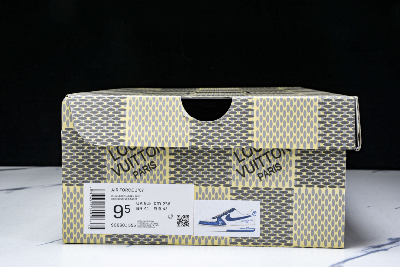  NK Air Force 1'07 Low LV联名 淡蓝牛仔 空军一号低帮休闲板鞋 SC0601-5