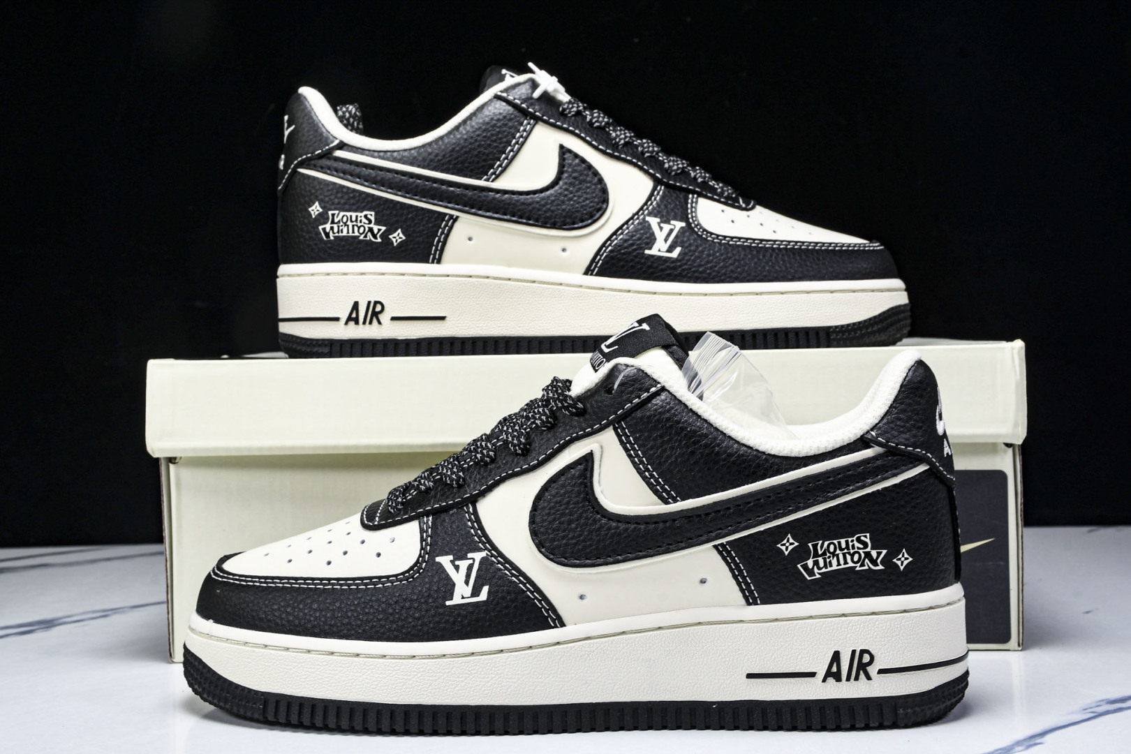  NK Air Force 1'07 Low LV联名 米黑反光 空军一号低帮休闲板鞋 HJ3188-0