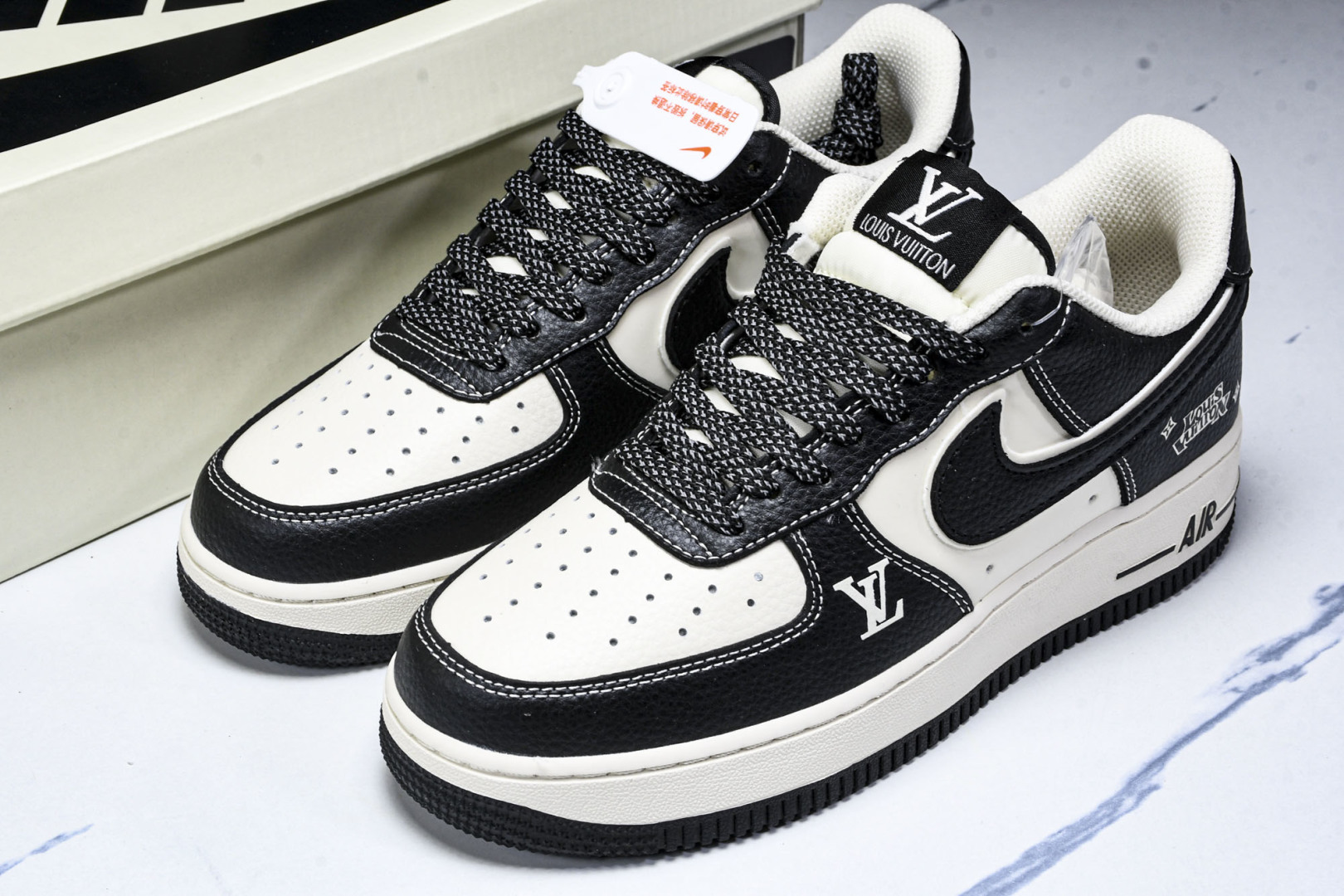  NK Air Force 1'07 Low LV联名 米黑反光 空军一号低帮休闲板鞋 HJ3188-0