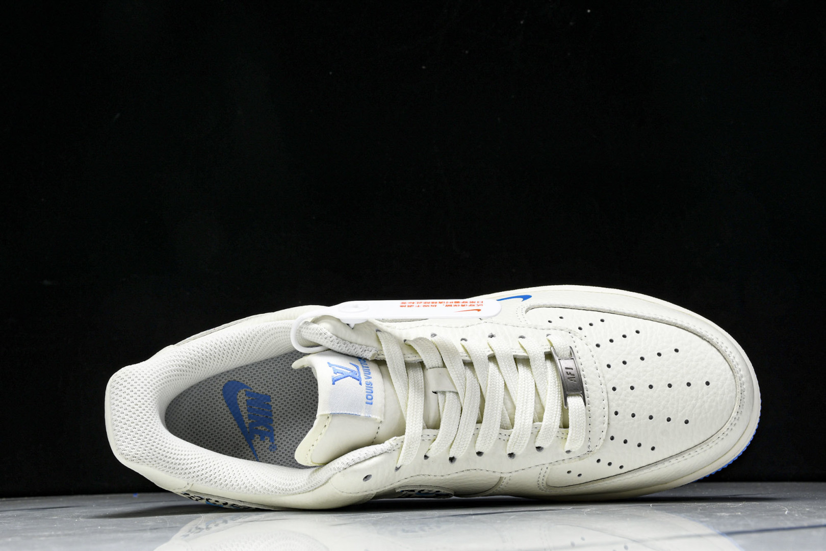  NK Air Force 1'07 Low LV联名 奶白霜蓝 空军一号低帮休闲板鞋 LW9279-0