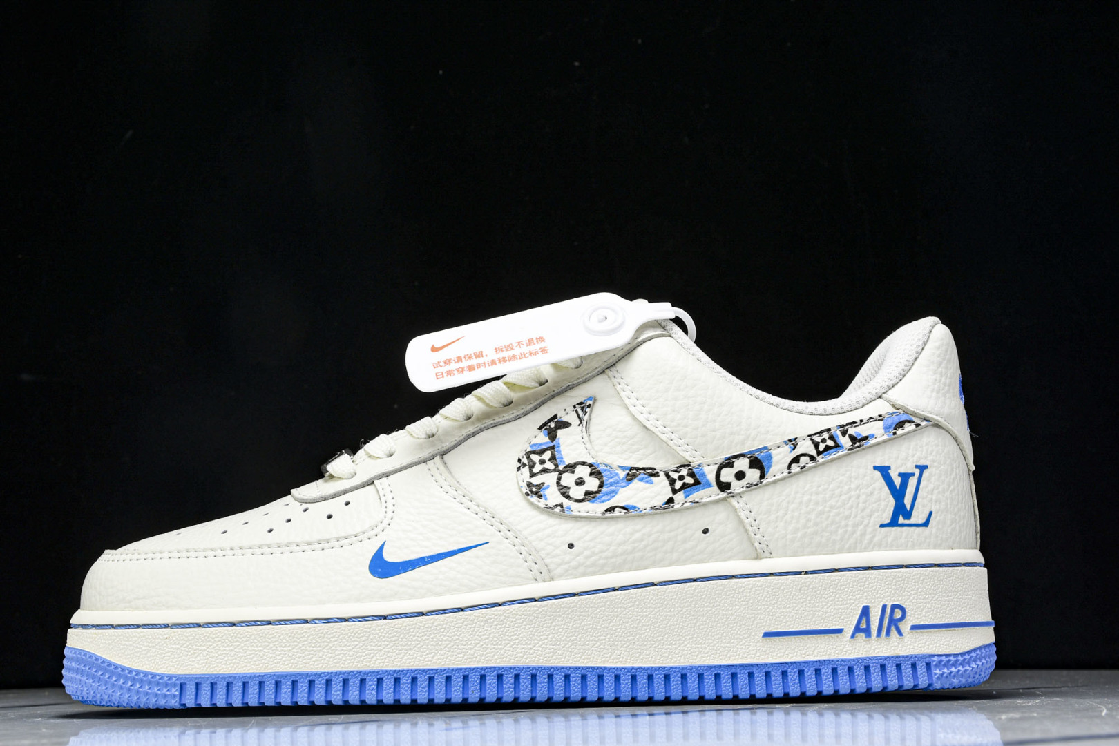  NK Air Force 1'07 Low LV联名 奶白霜蓝 空军一号低帮休闲板鞋 LW9279-0