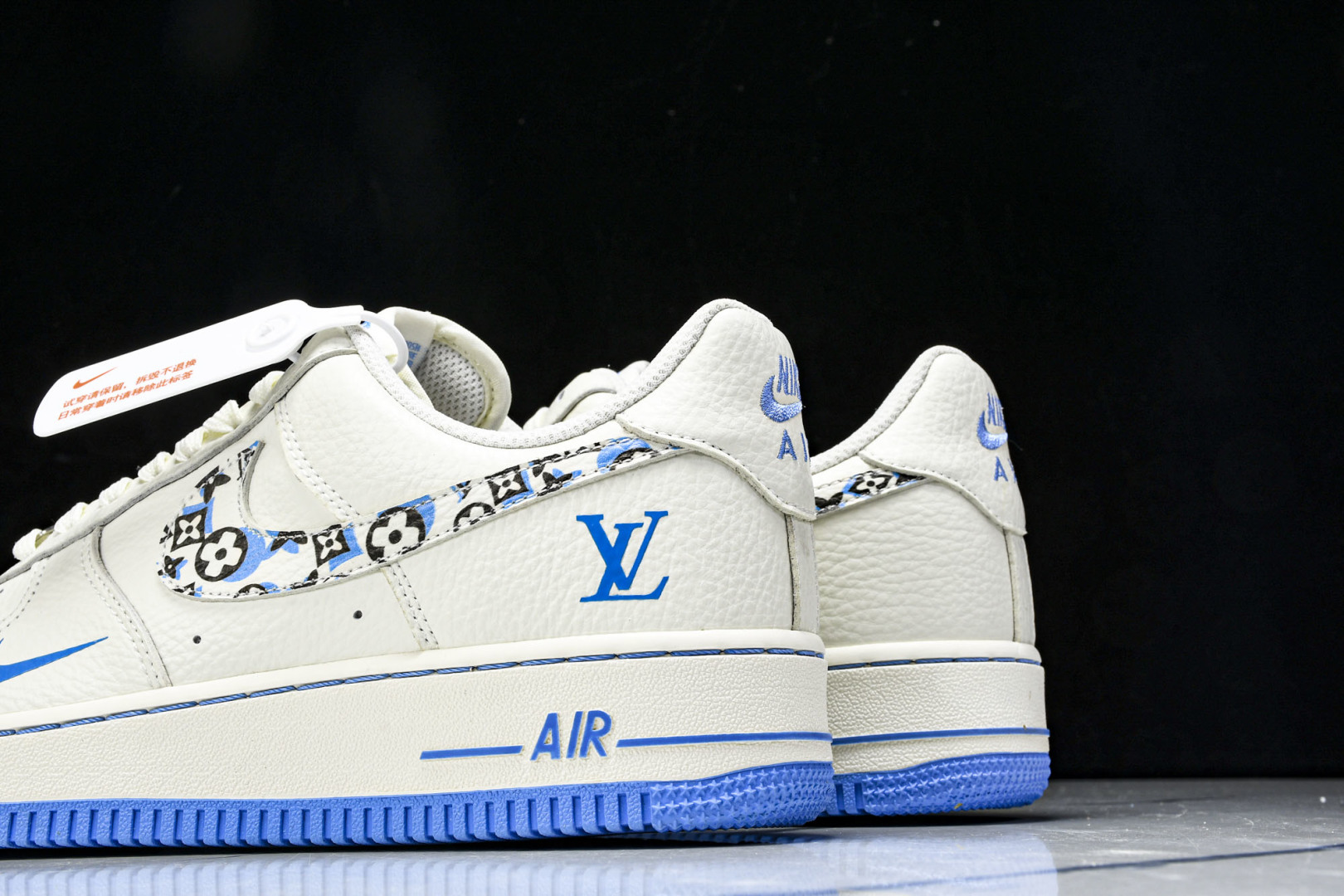  NK Air Force 1'07 Low LV联名 奶白霜蓝 空军一号低帮休闲板鞋 LW9279-0