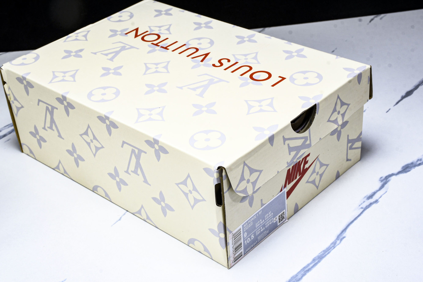  NK Air Force 1'07 Low LV联名 奶白霜蓝 空军一号低帮休闲板鞋 LW9279-0