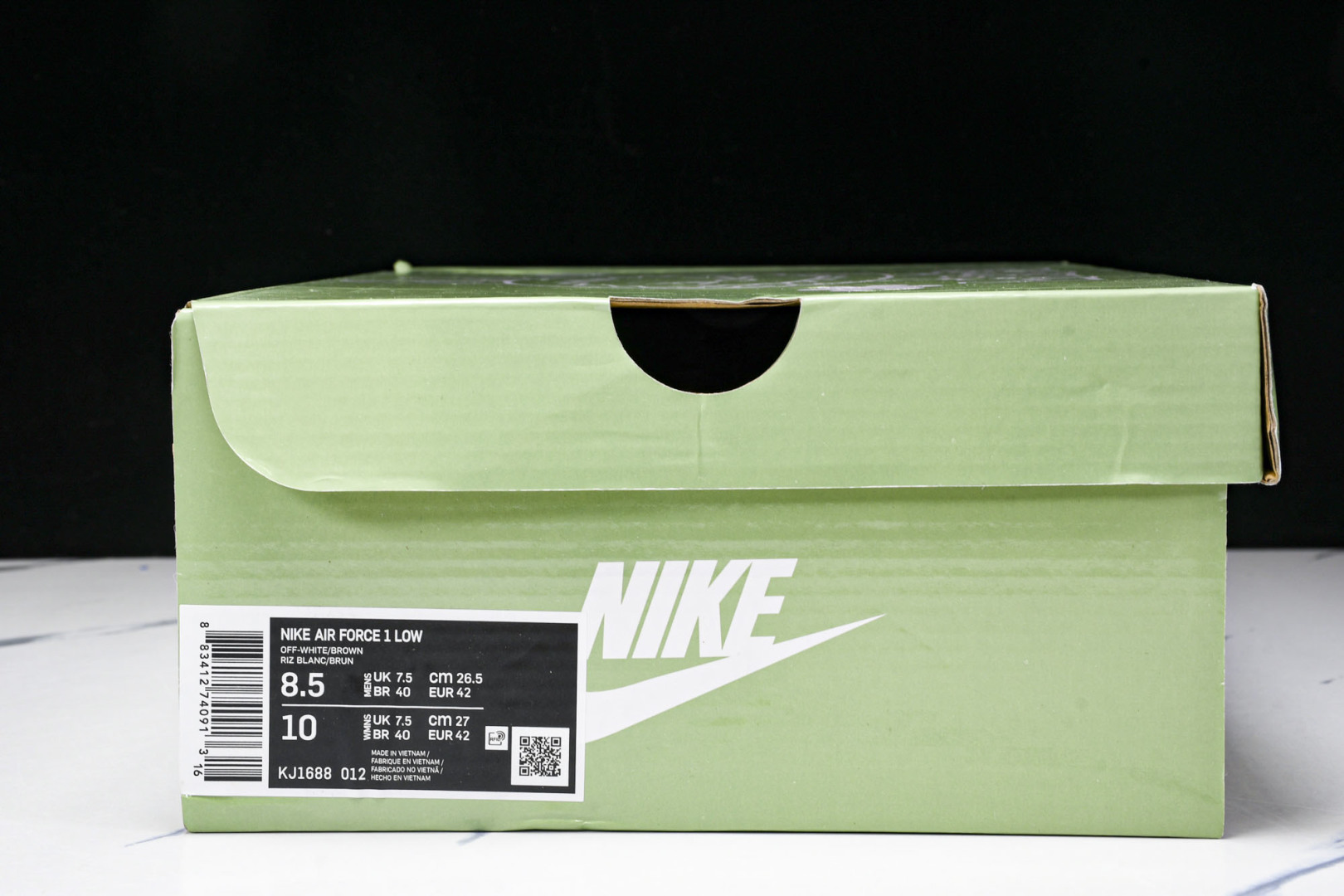  NK Air Force 1'07 Low 拉布布 空军一号低帮休闲板鞋 KJ1688-012 尺寸 