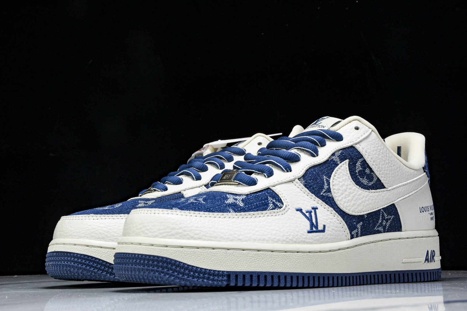  NK Air Force 1'07 Low LV联名 白蓝牛仔 空军一号低帮休闲板鞋 SC9207-5