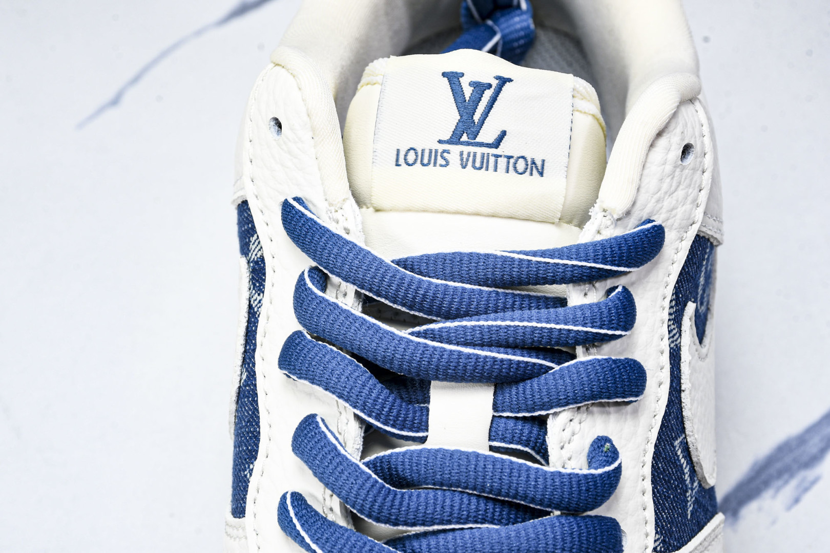  NK Air Force 1'07 Low LV联名 白蓝牛仔 空军一号低帮休闲板鞋 SC9207-5