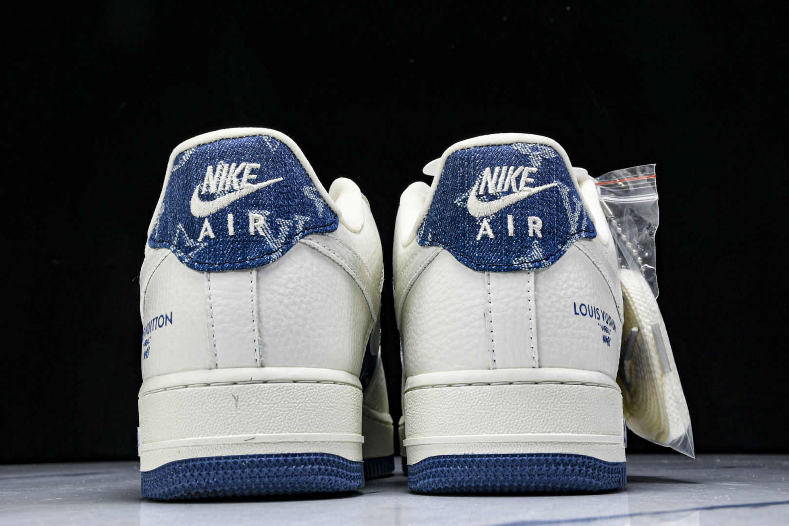  NK Air Force 1'07 Low LV联名 白蓝牛仔 空军一号低帮休闲板鞋 SC9207-5