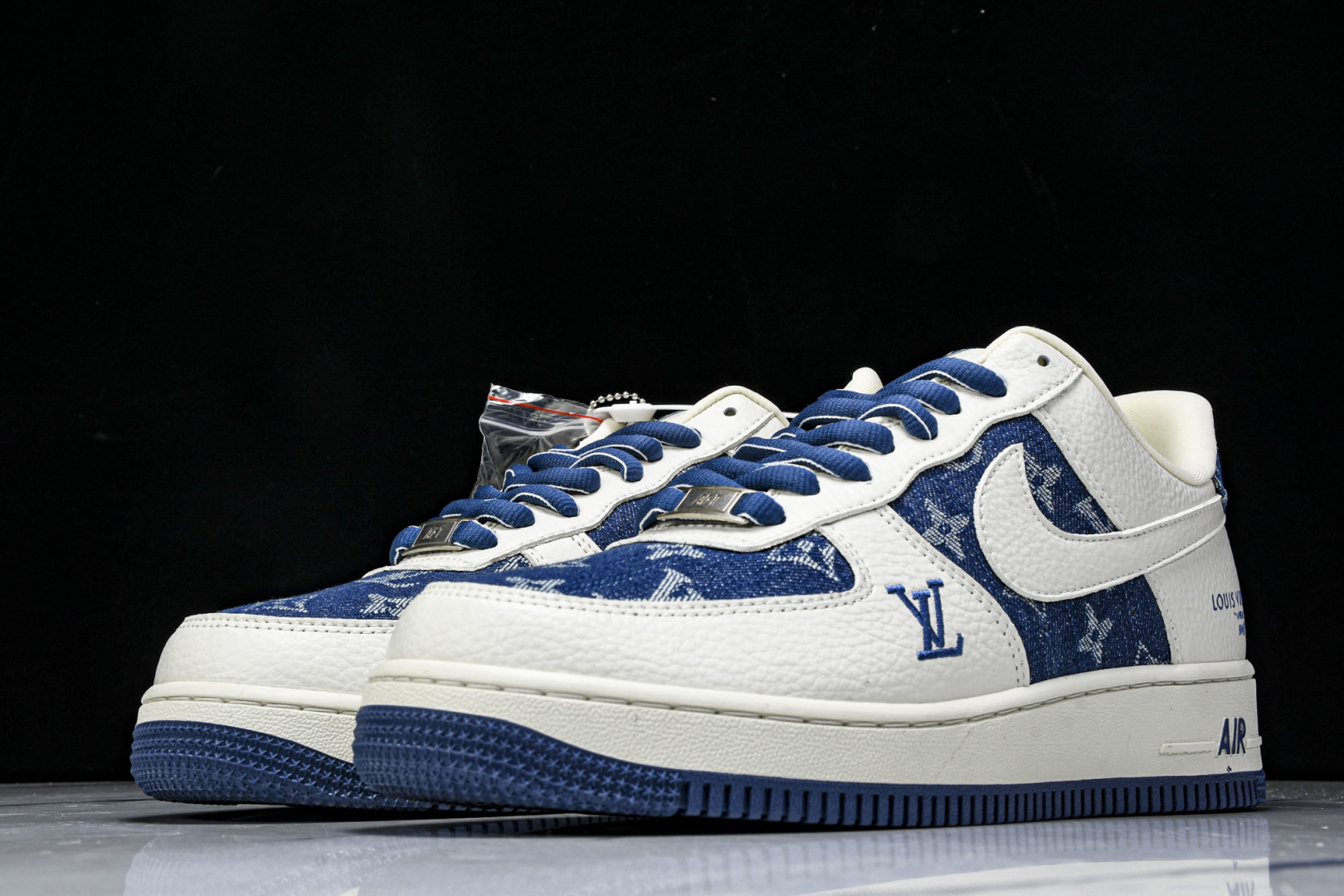  NK Air Force 1'07 Low LV联名 白蓝牛仔 空军一号低帮休闲板鞋 SC9207-5