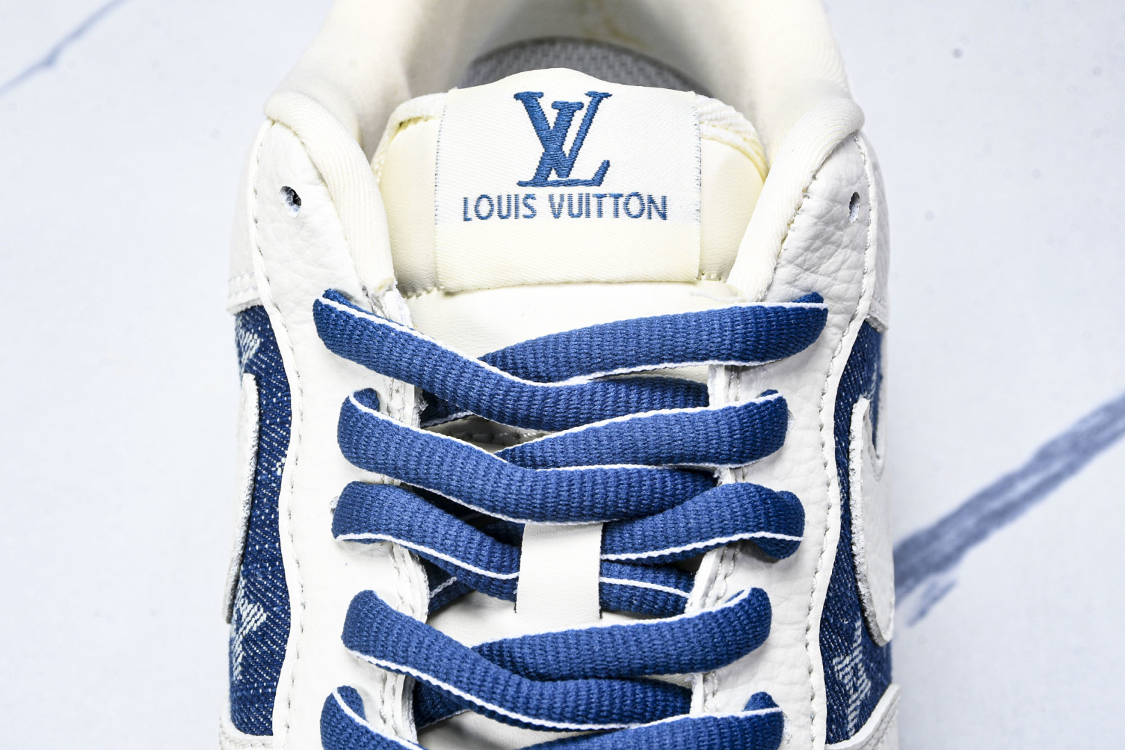  NK Air Force 1'07 Low LV联名 白蓝牛仔 空军一号低帮休闲板鞋 SC9207-5