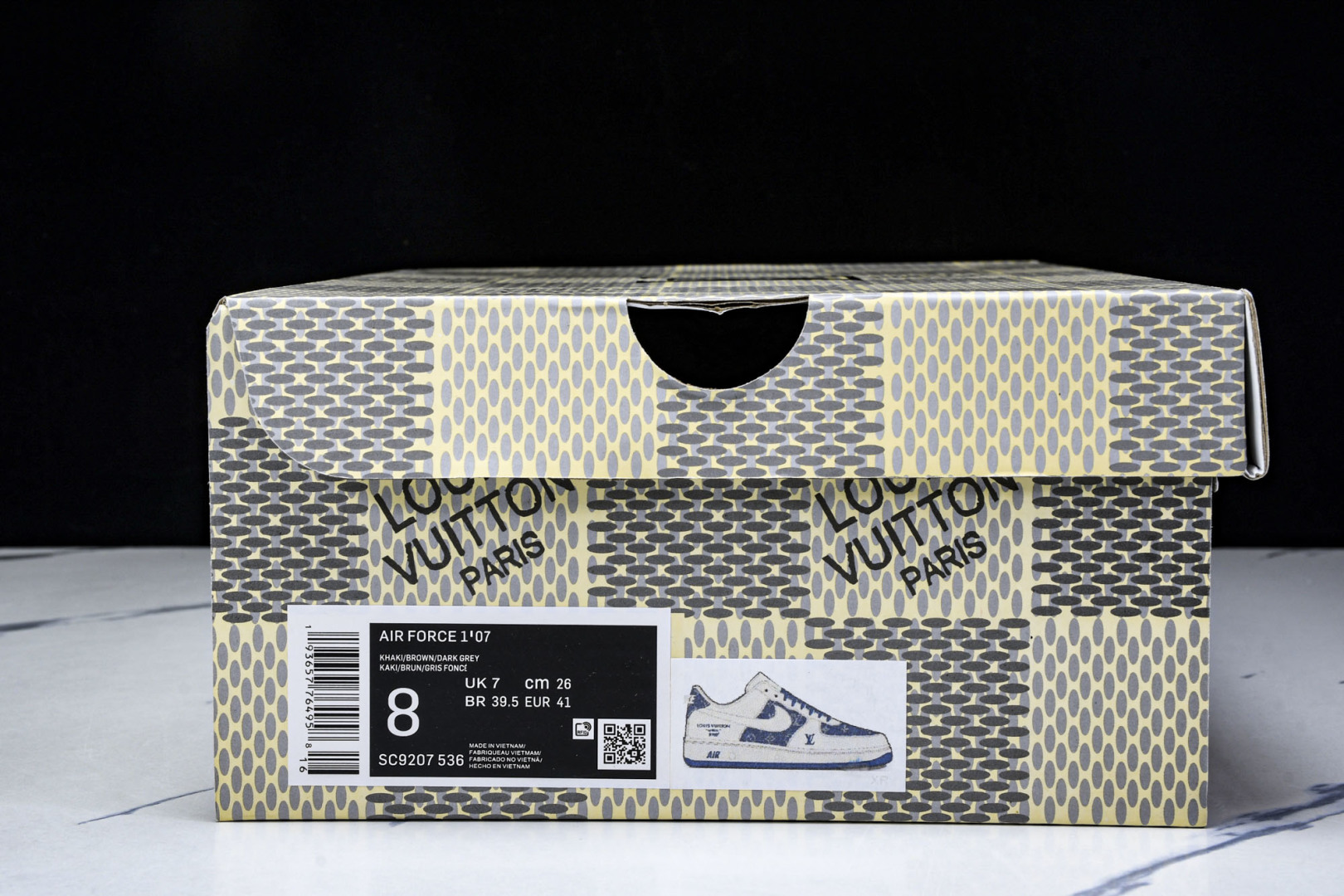  NK Air Force 1'07 Low LV联名 白蓝牛仔 空军一号低帮休闲板鞋 SC9207-5