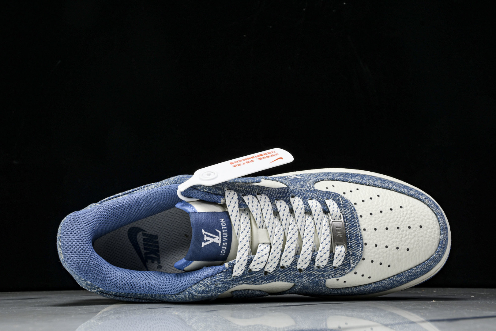  NK Air Force 1'07 Low LV联名 冰蓝牛仔 空军一号低帮休闲板鞋 LW9279-0
