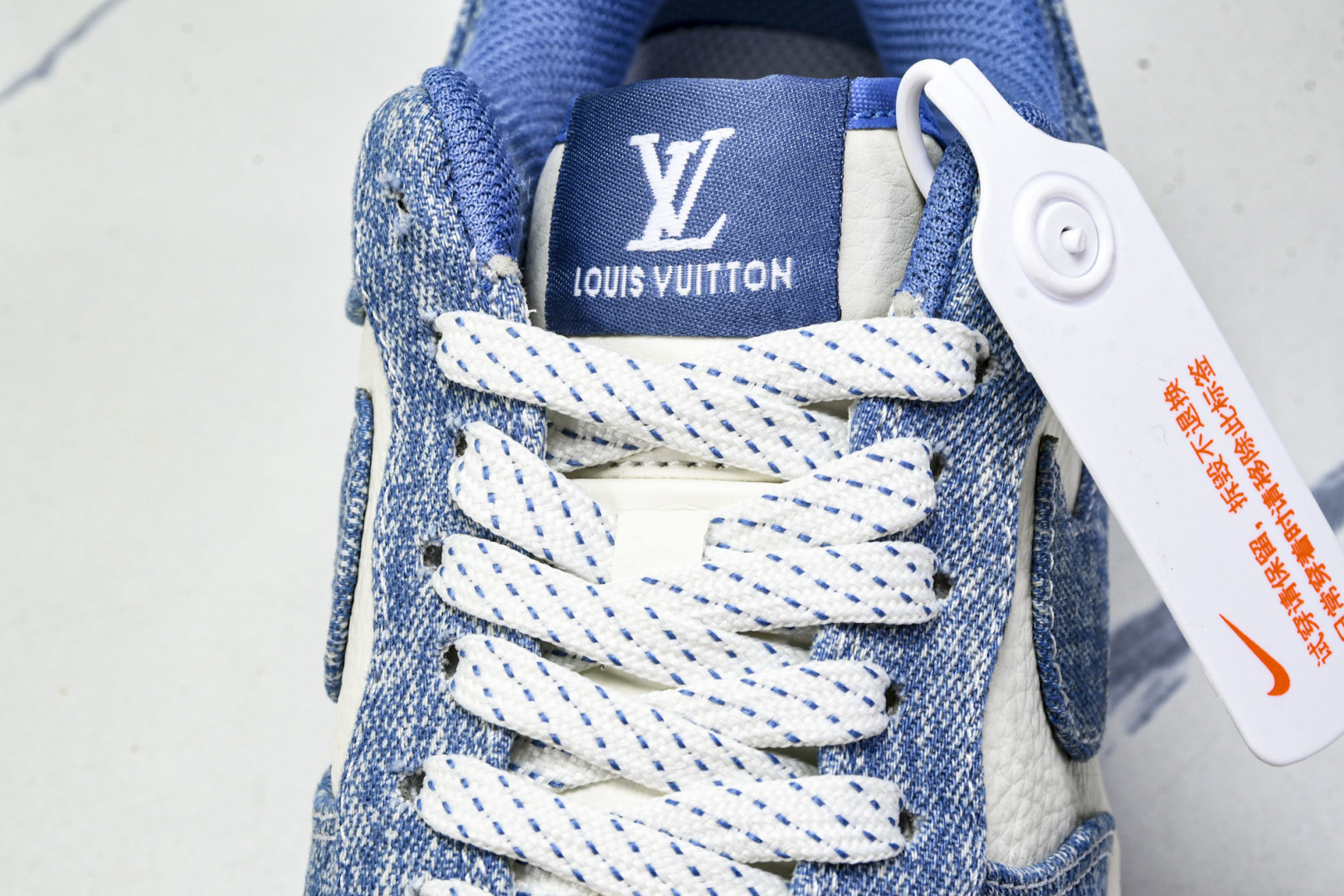  NK Air Force 1'07 Low LV联名 冰蓝牛仔 空军一号低帮休闲板鞋 LW9279-0