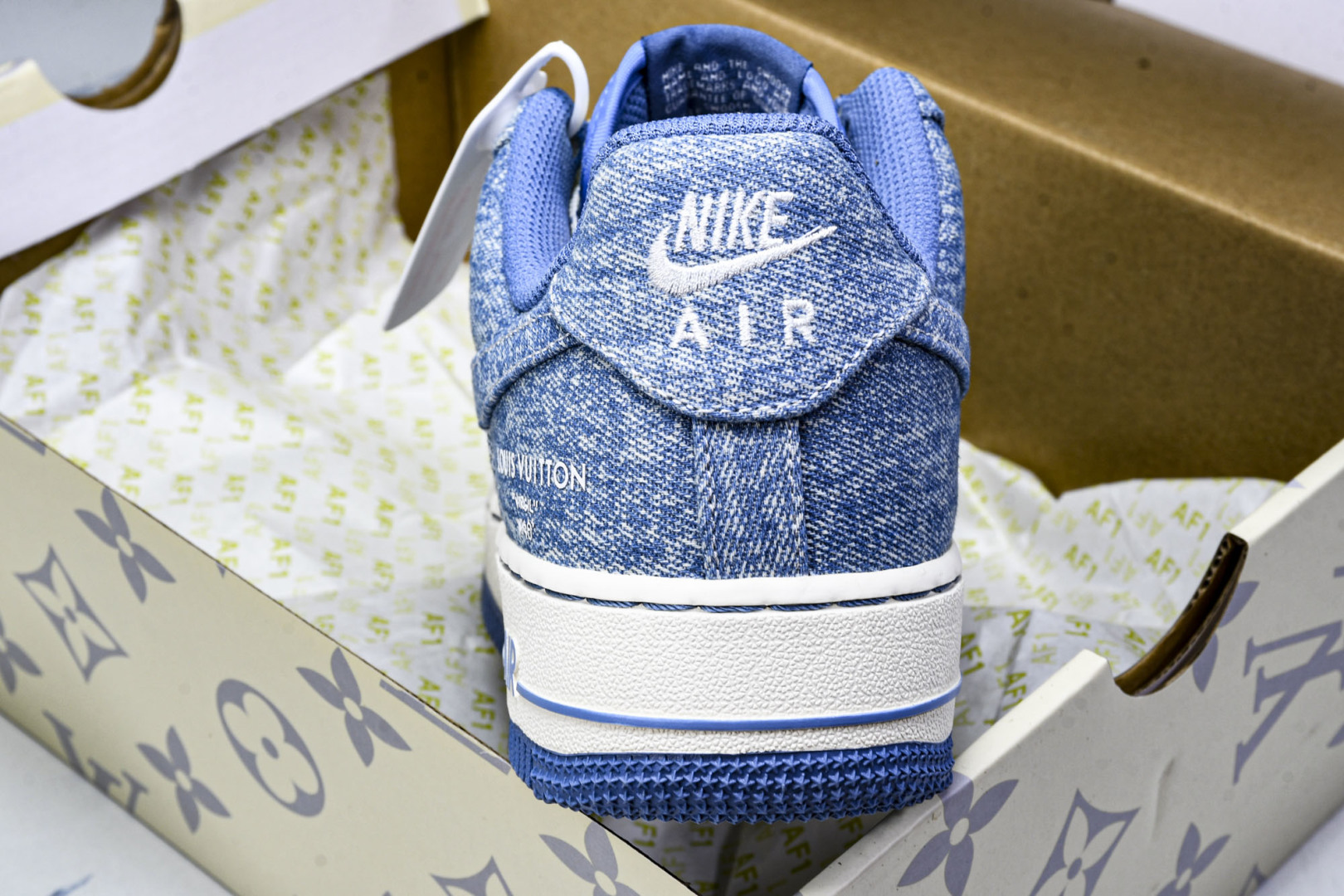  NK Air Force 1'07 Low LV联名 冰蓝牛仔 空军一号低帮休闲板鞋 LW9279-0