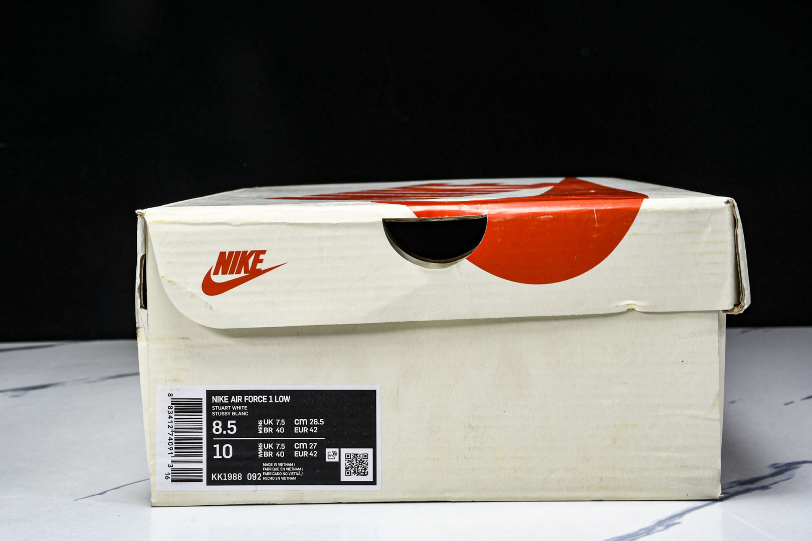  NK Air Force 1'07 Low LV联名 花纹蓝勾 空军一号低帮休闲板鞋 KK1988-0