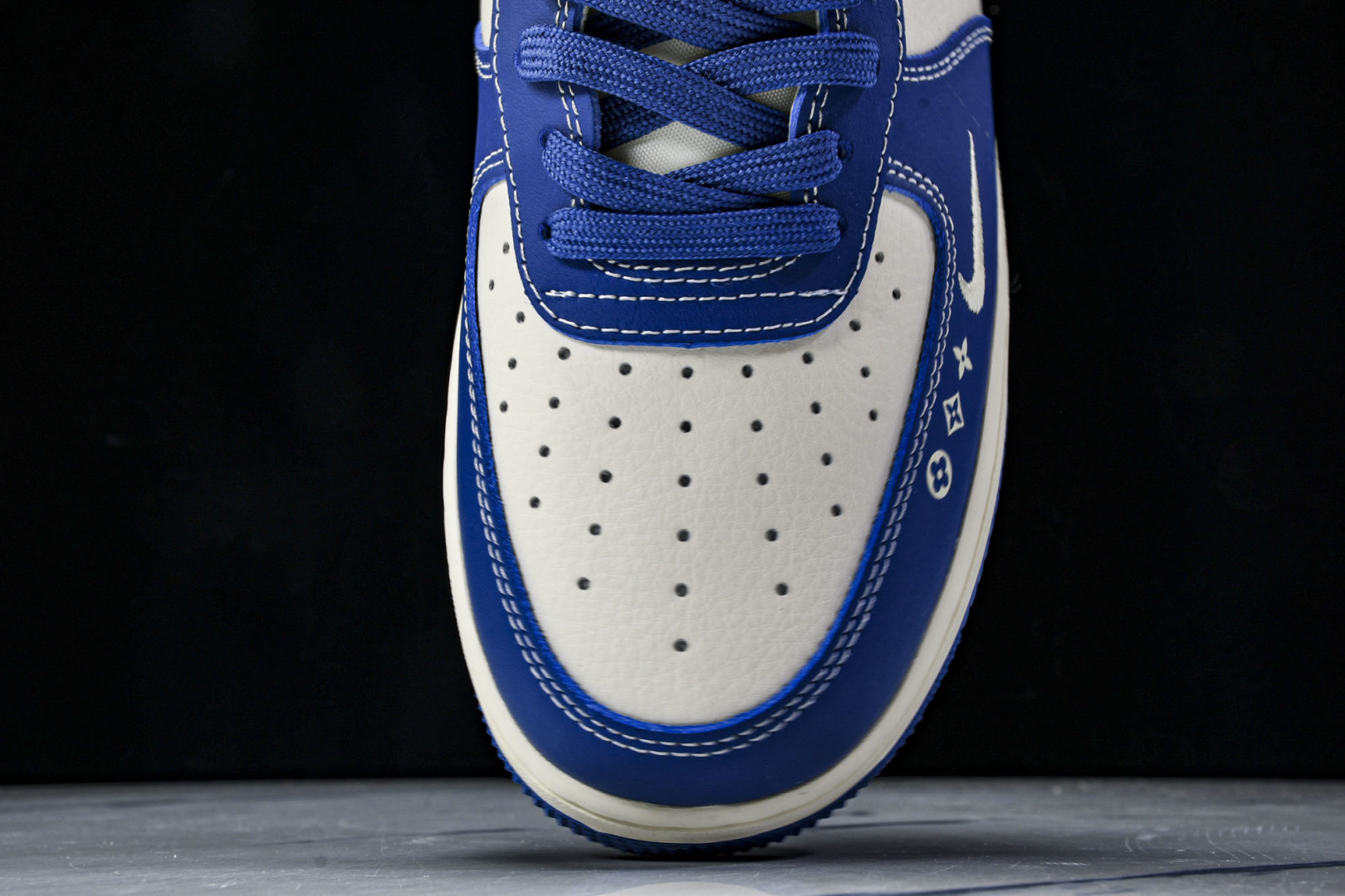  NK Air Force 1'07 Low LV联名 花纹蓝勾 空军一号低帮休闲板鞋 KK1988-0