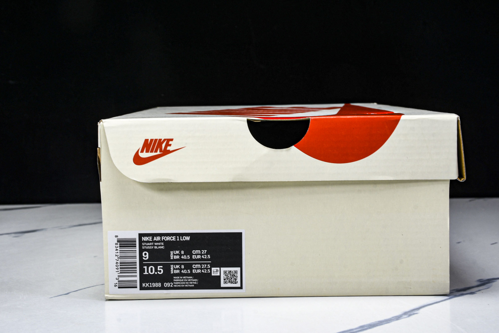  NK Air Force 1'07 Low LV联名 花纹蓝勾 空军一号低帮休闲板鞋 KK1988-0