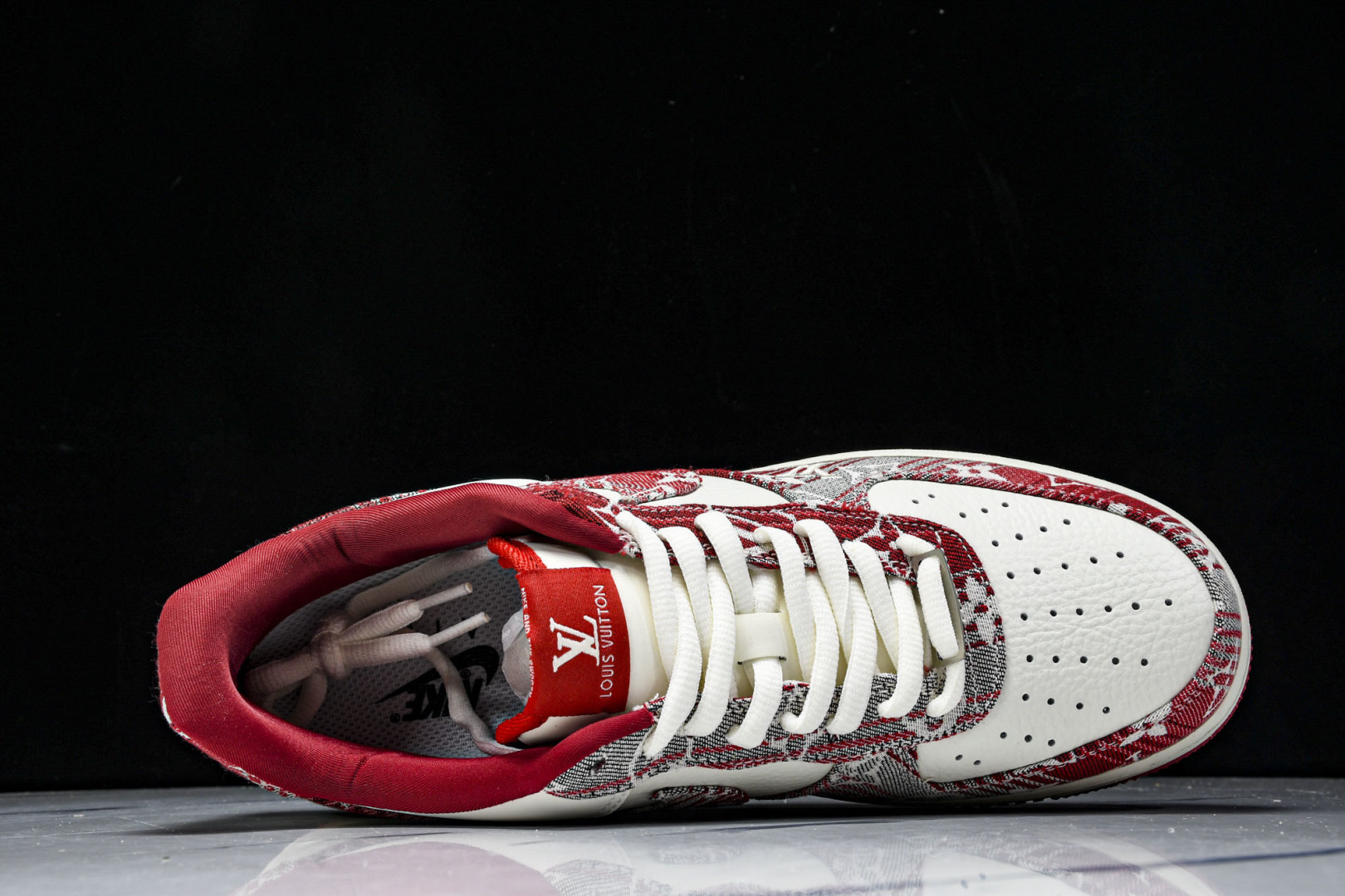  NK Air Force 1'07 Low LV联名 灰红牛仔 空军一号低帮休闲板鞋 SC9207-5