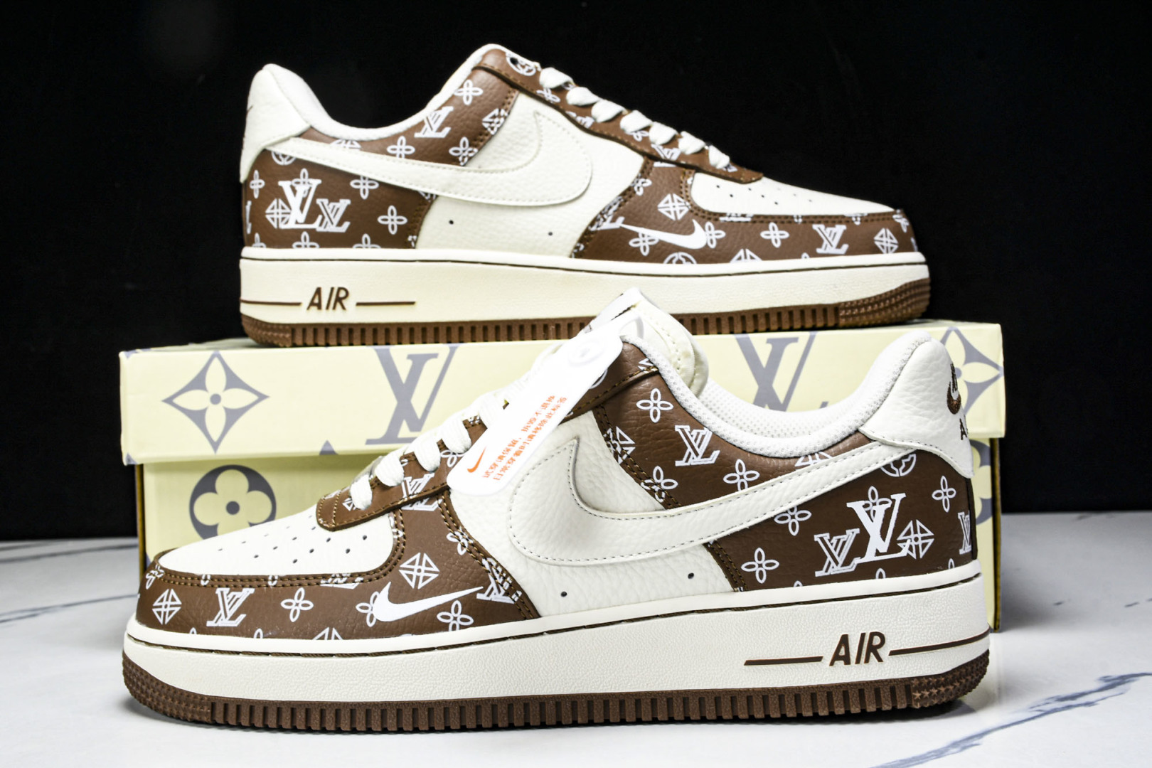  NK Air Force 1'07 Low LV联名 奶白棕 空军一号低帮休闲板鞋 LW9279-01