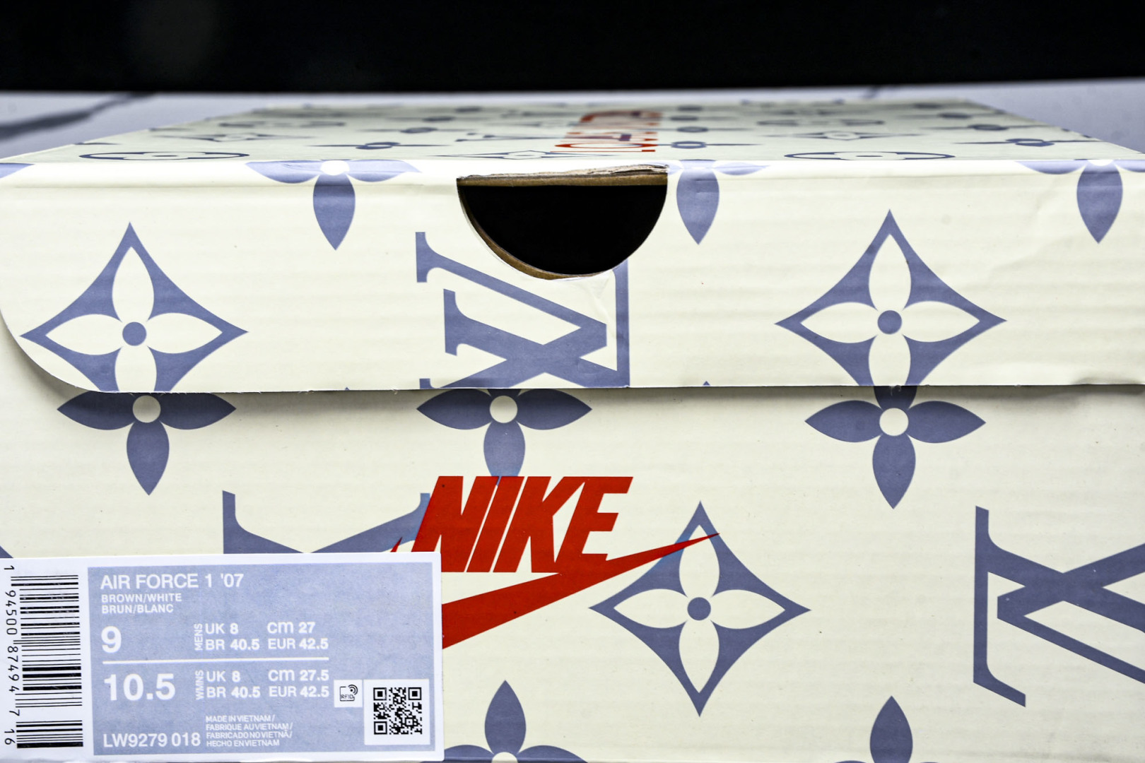  NK Air Force 1'07 Low LV联名 奶白棕 空军一号低帮休闲板鞋 LW9279-01