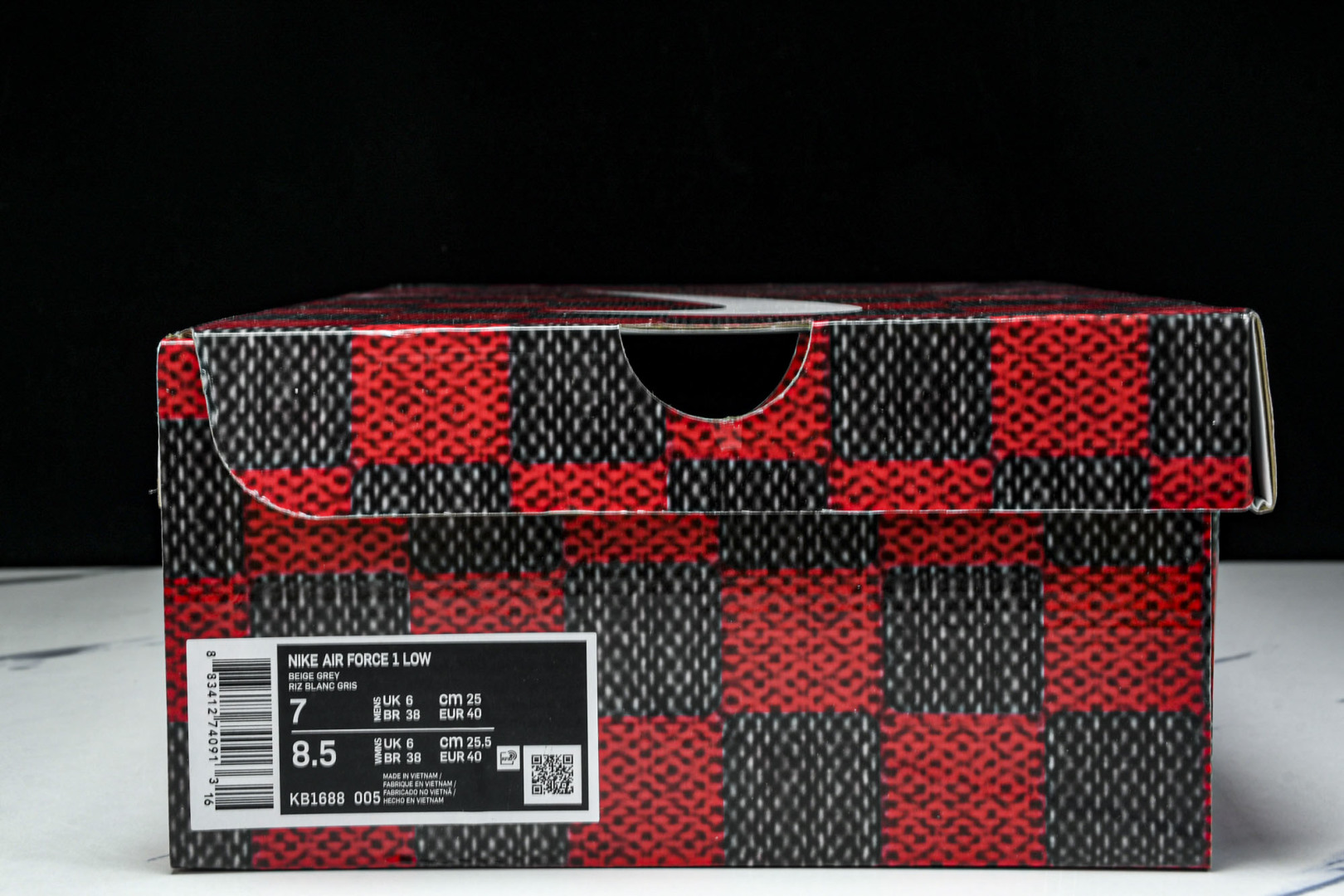  NK Air Force 1'07 Low UN联名 多彩拼接 空军一号低帮休闲板鞋 KB1688-0
