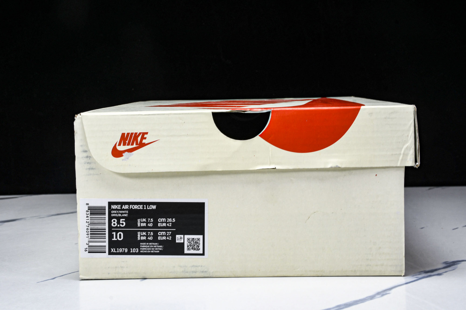 NK Air Force 1'07 Low 巴黎世家联名 米黑涂鸦 空军一号低帮休闲板鞋 XL1978