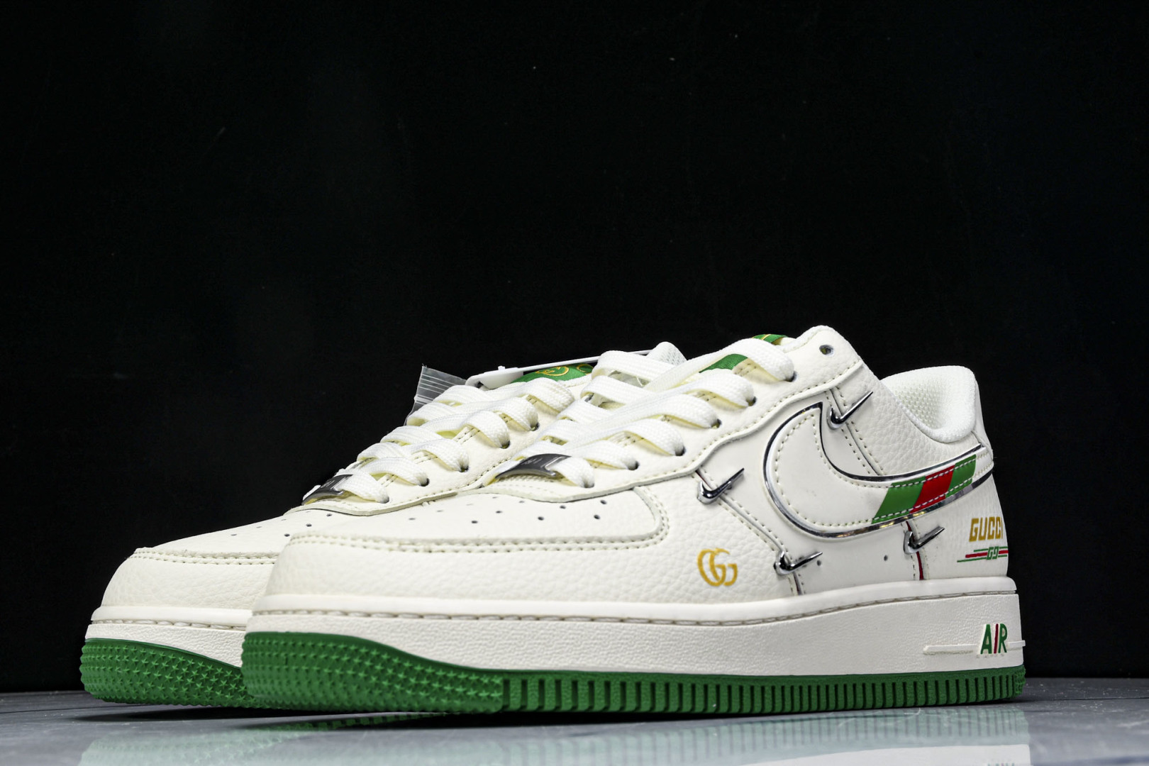  NK Air Force 1'07 Low 古驰联名 彩绿四勾 空军一号低帮休闲板鞋 XS2869-0