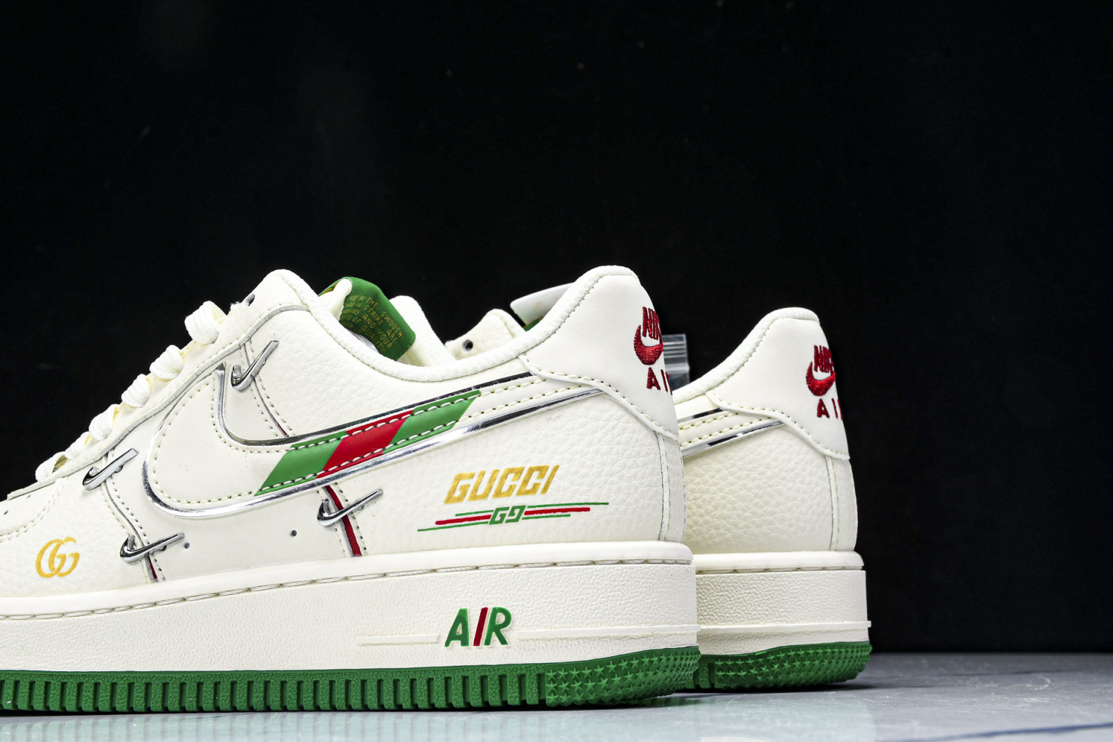  NK Air Force 1'07 Low 古驰联名 彩绿四勾 空军一号低帮休闲板鞋 XS2869-0