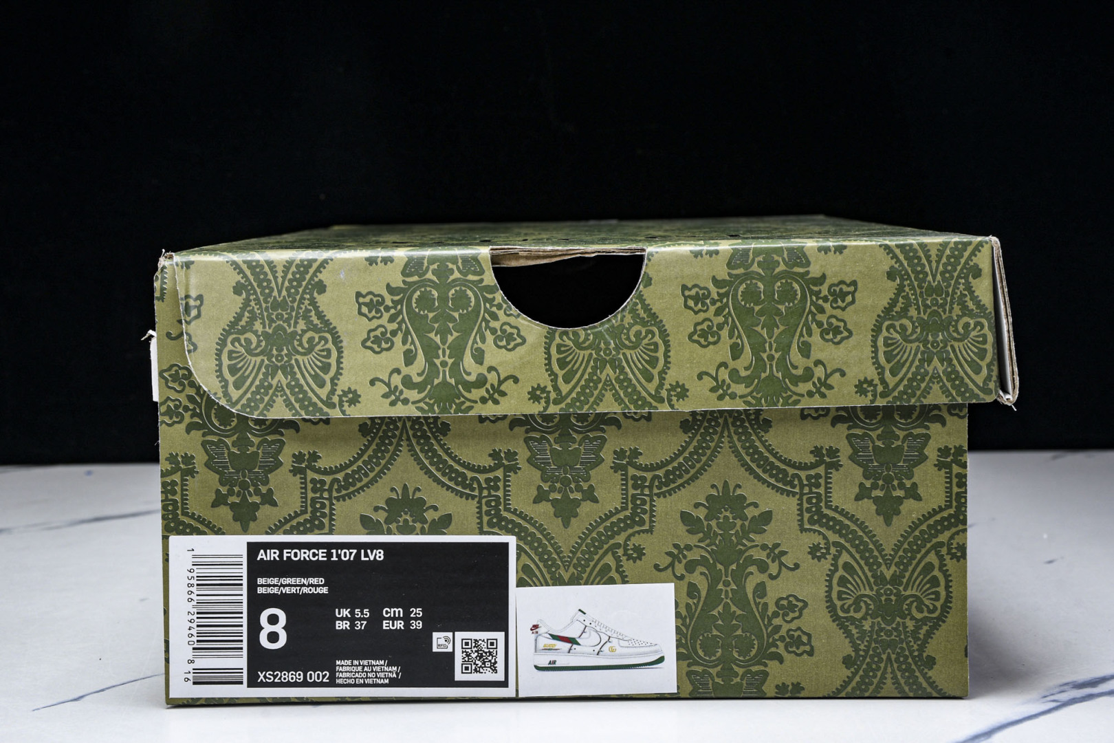  NK Air Force 1'07 Low 古驰联名 彩绿四勾 空军一号低帮休闲板鞋 XS2869-0