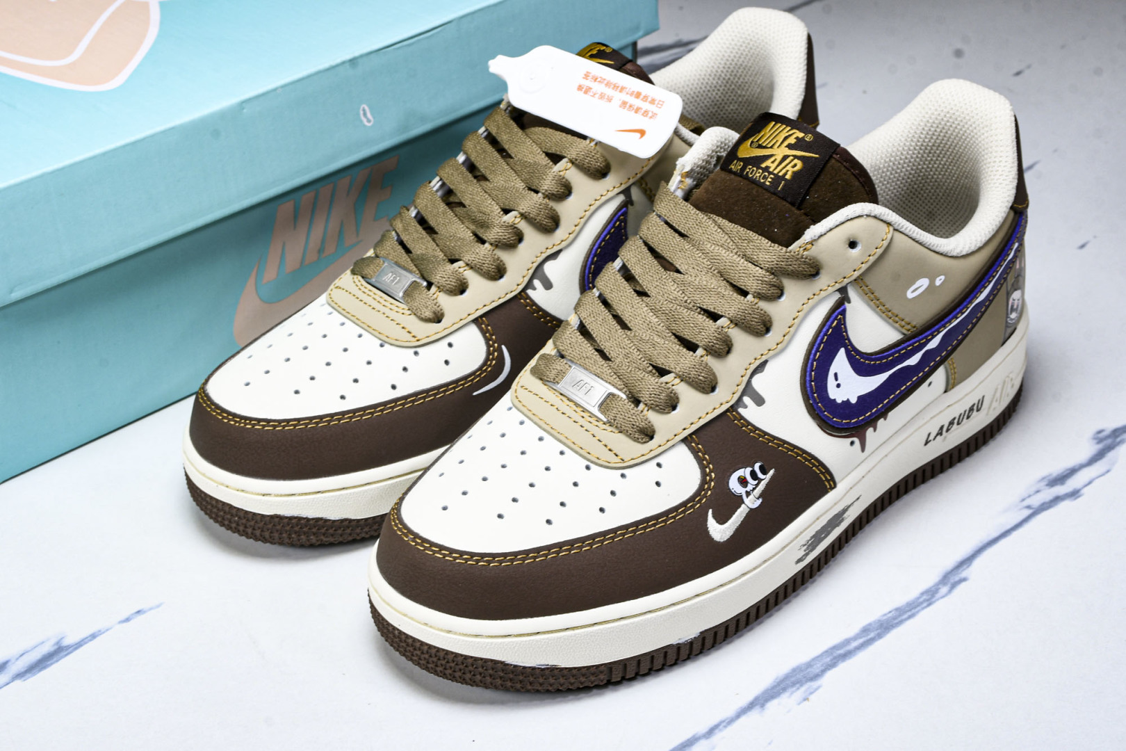  NK Air Force 1'07 Low 拉布布 空军一号低帮休闲板鞋 LJ8822-101 尺寸 