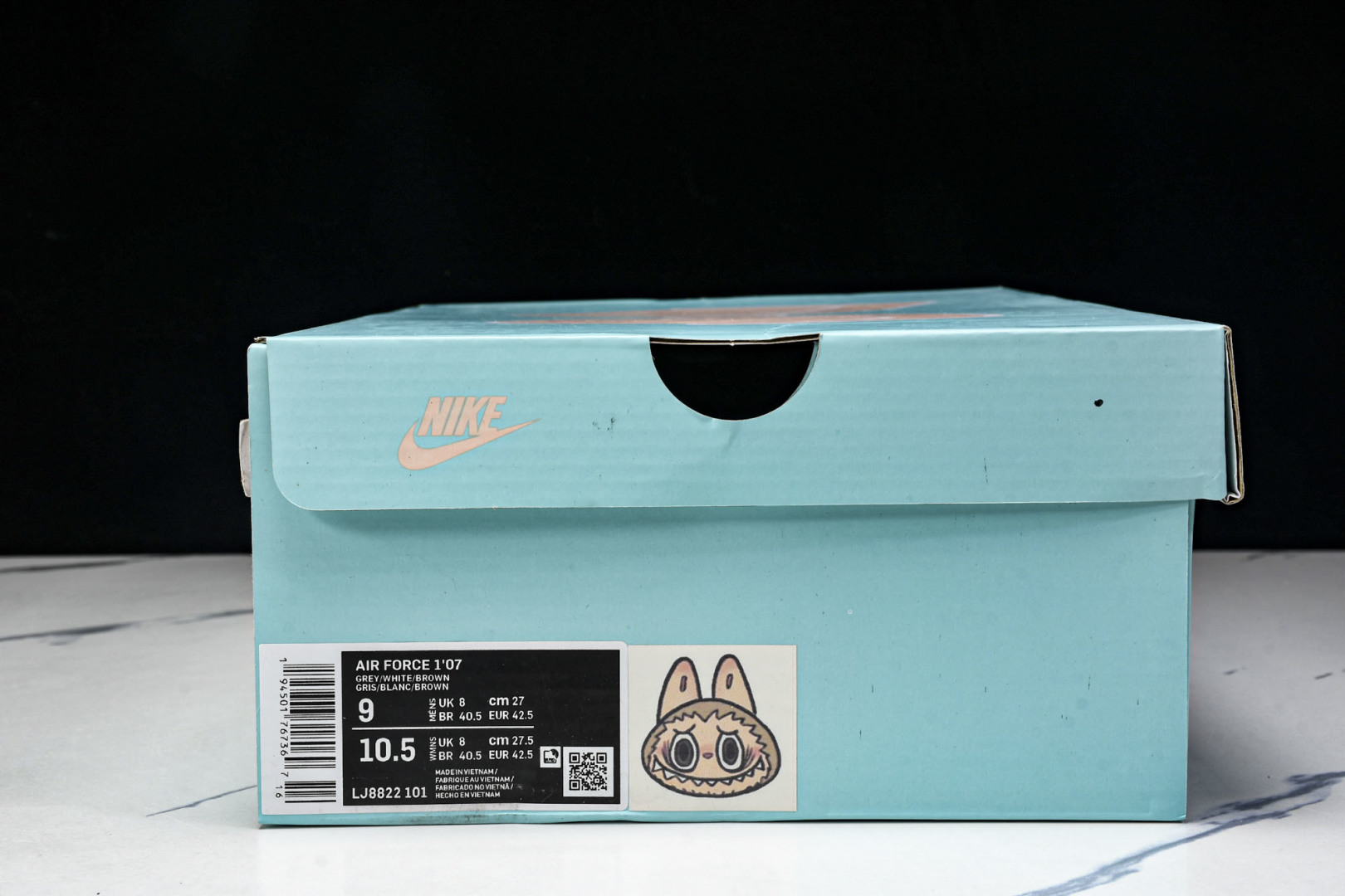 NK Air Force 1'07 Low 拉布布 空军一号低帮休闲板鞋 LJ8822-101 尺寸 
