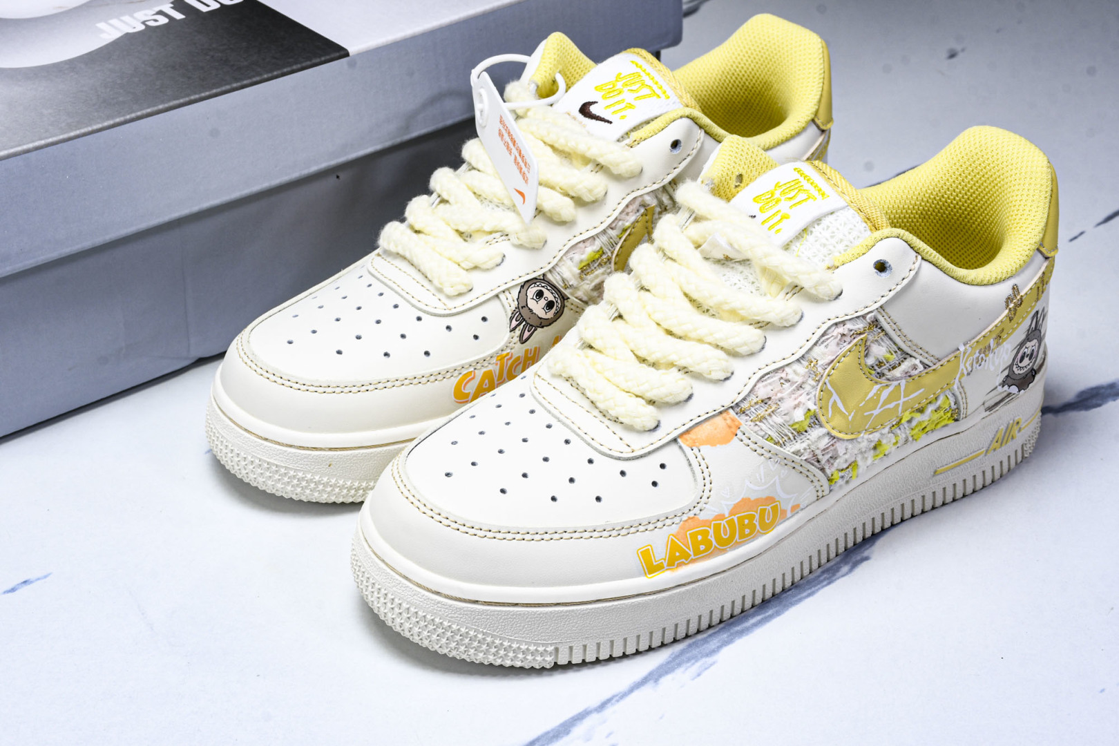  NK Air Force 1'07 Low 拉布布 夏末奶油罐 空军一号低帮休闲板鞋 FJ7740-6