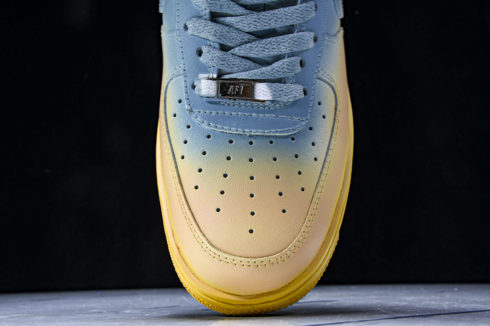  NK Air Force 1'07 Low 蓝黄渐变 空军一号低帮休闲板鞋 GS9875-002 尺寸
