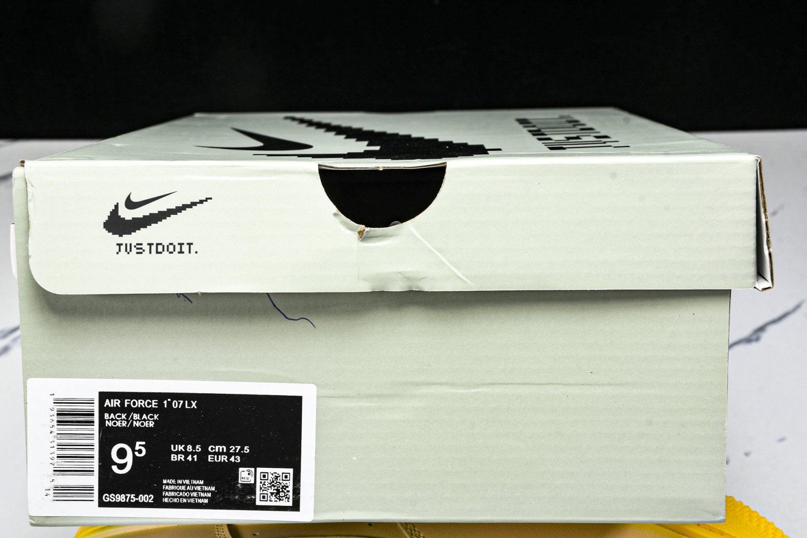  NK Air Force 1'07 Low 蓝黄渐变 空军一号低帮休闲板鞋 GS9875-002 尺寸