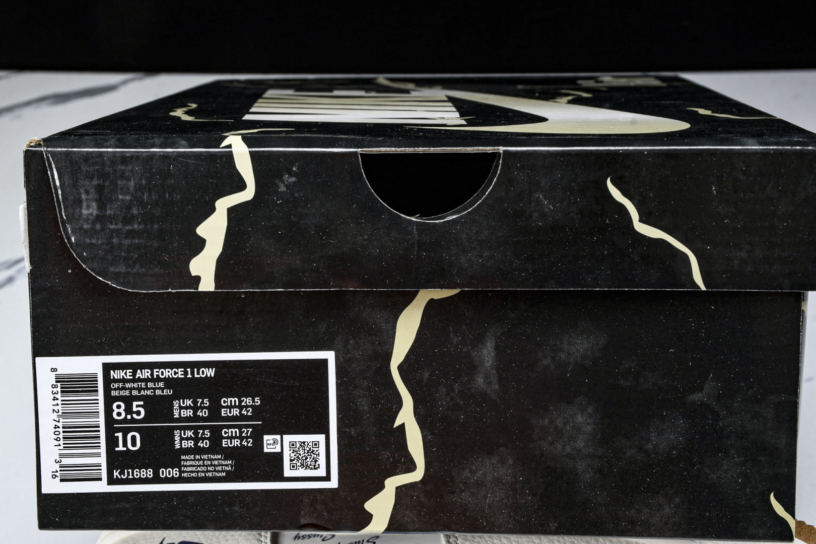  NK Air Force 1'07 Low 斯图西联名 骰子米蓝生胶 空军一号低帮休闲板鞋 KJ168