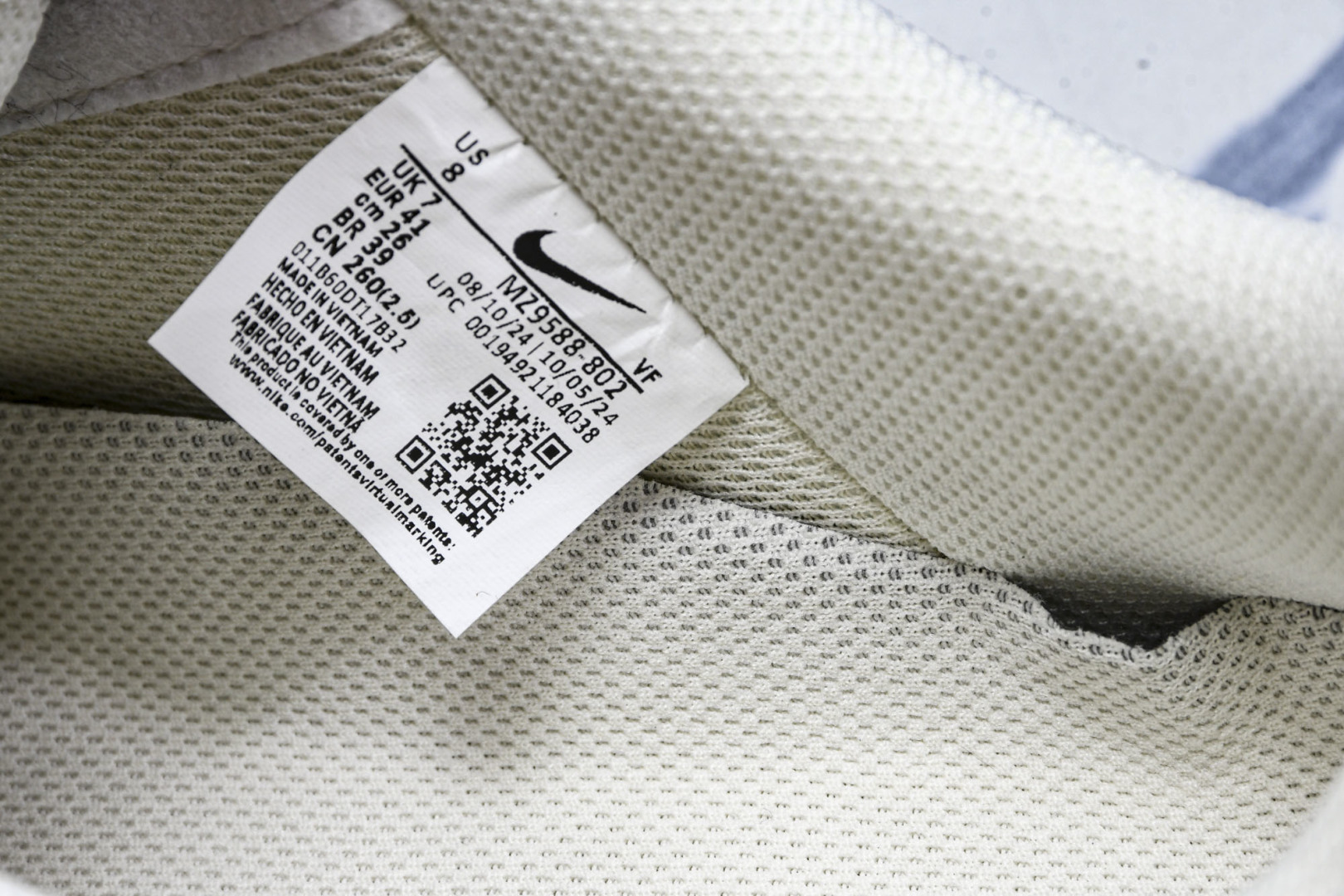  NK Air Force 1'07 Low 斯图西联名 做旧牛仔 空军一号低帮休闲板鞋 XS1958-