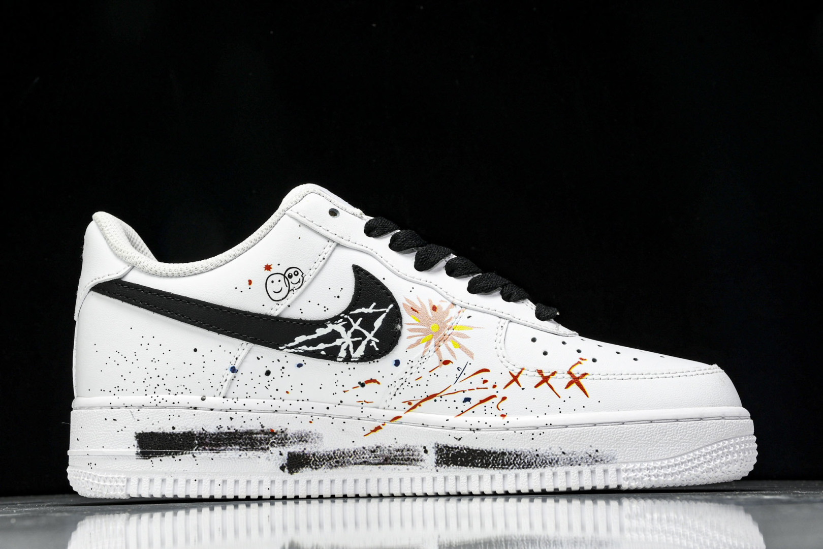  NK Air Force 1'07 Low 蝴蝶涂鸦 空军一号低帮休闲板鞋 ZH0316-088 尺寸