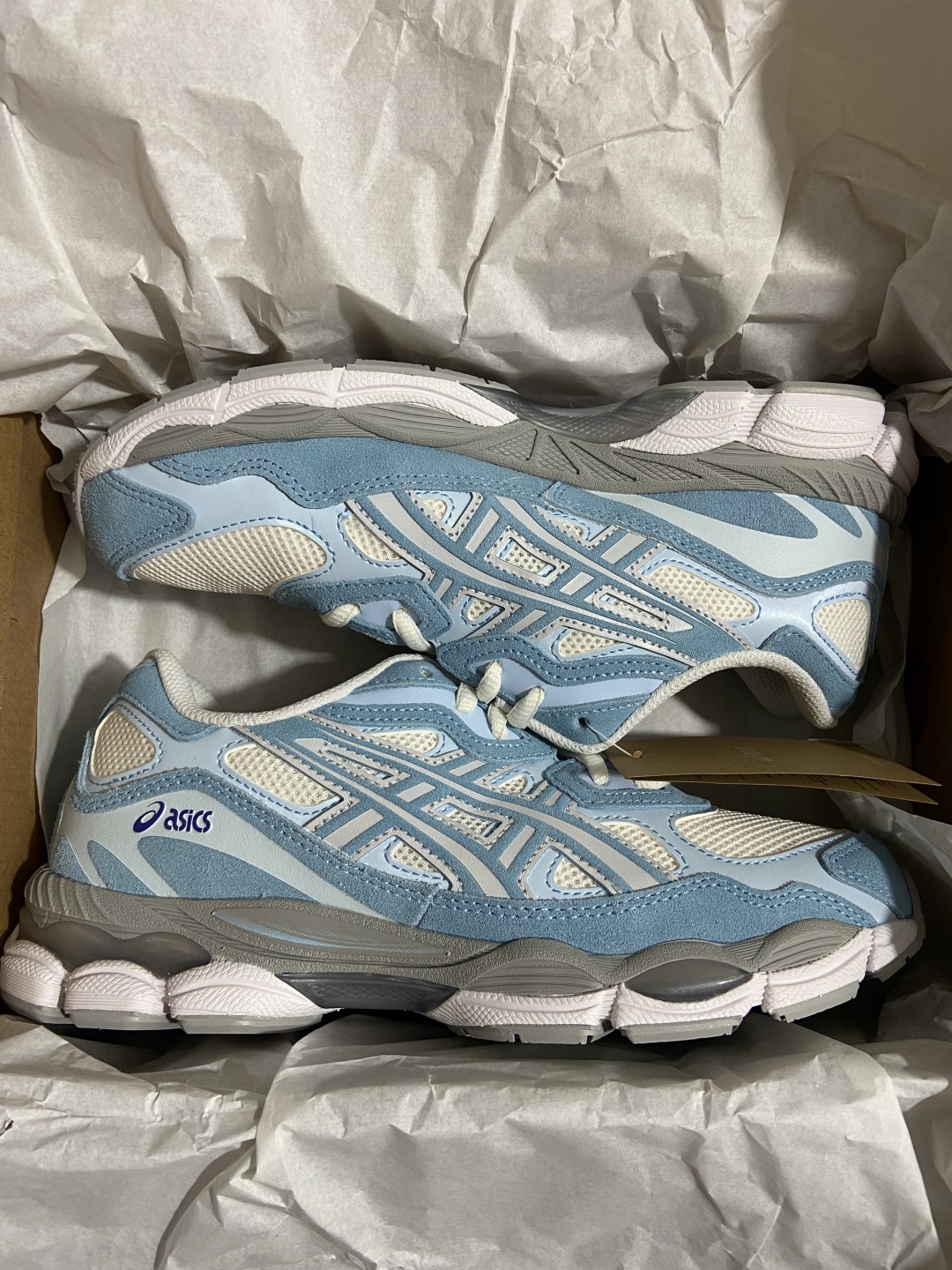  C版纯原 Asics Gel-NYC 亚瑟士运动休闲透气专业跑鞋 1203A383-107
#鞋面采
