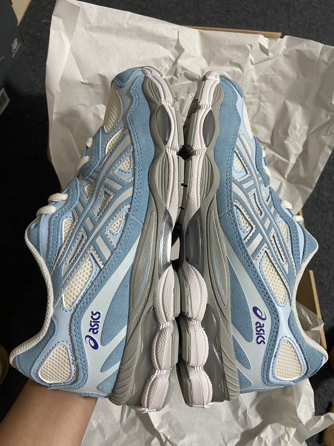  C版纯原 Asics Gel-NYC 亚瑟士运动休闲透气专业跑鞋 1203A383-107
#鞋面采