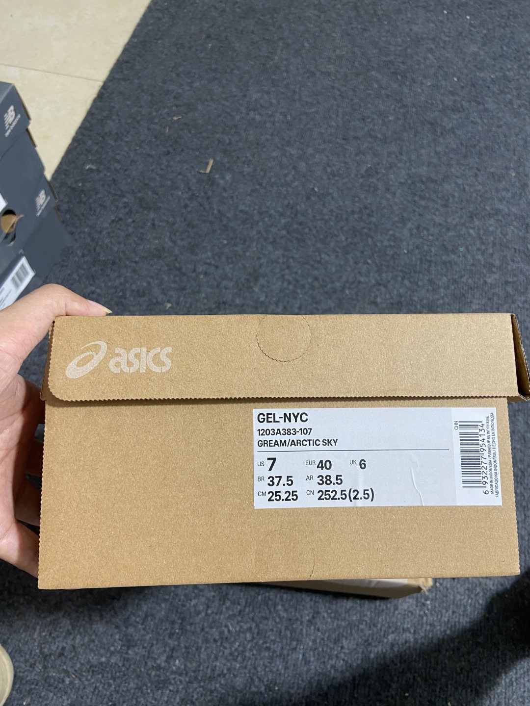  C版纯原 Asics Gel-NYC 亚瑟士运动休闲透气专业跑鞋 1203A383-107
#鞋面采