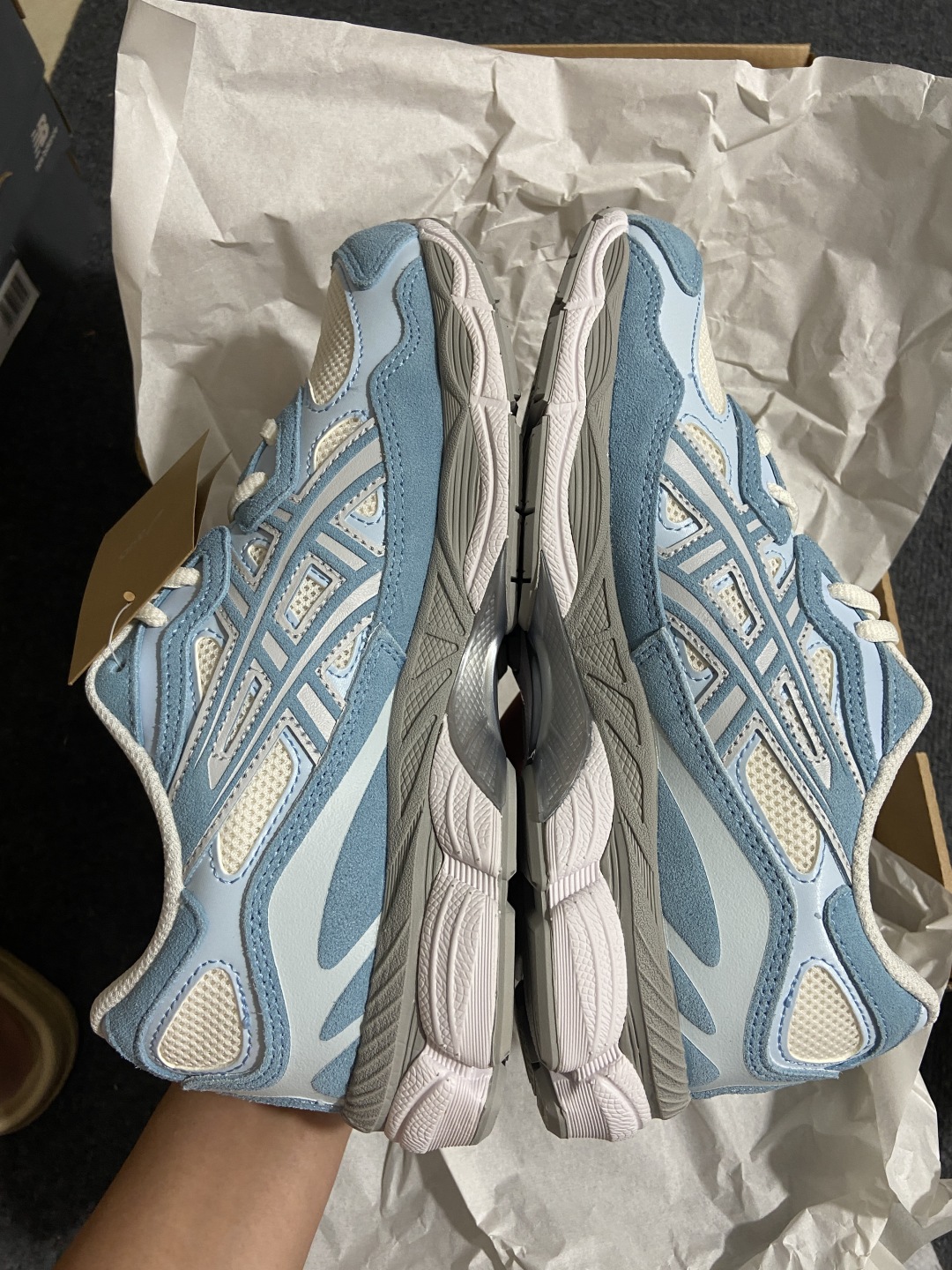  C版纯原 Asics Gel-NYC 亚瑟士运动休闲透气专业跑鞋 1203A383-107
#鞋面采