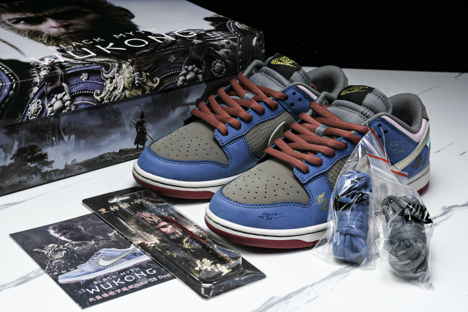 Dunk 尺码36-46

纯原-Dunk Low 黑神话悟空 祥云龙纹 DV2433-109 YZ02
